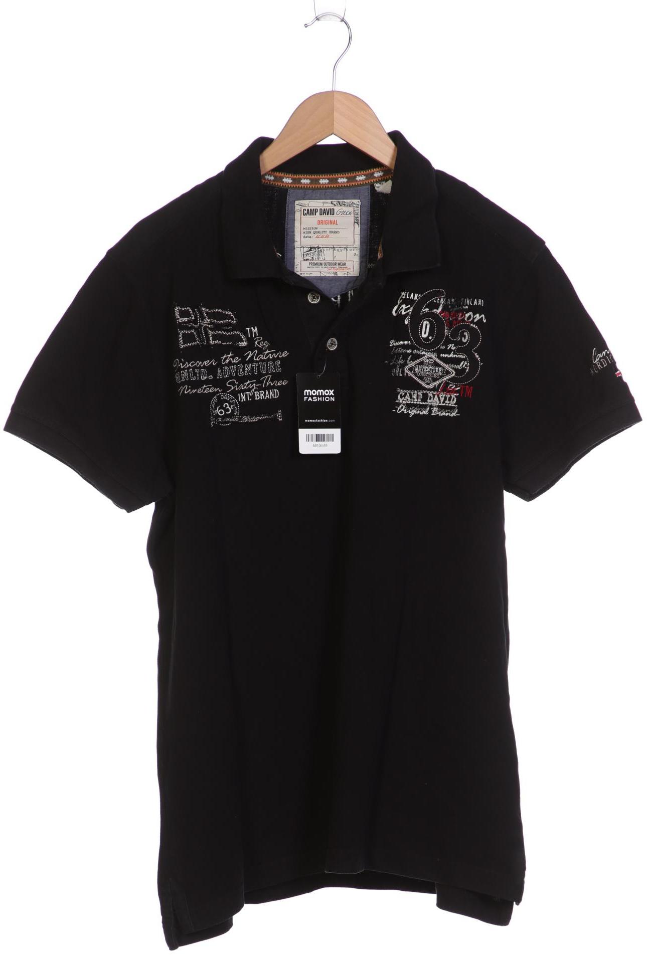 

Camp David Herren Poloshirt, schwarz