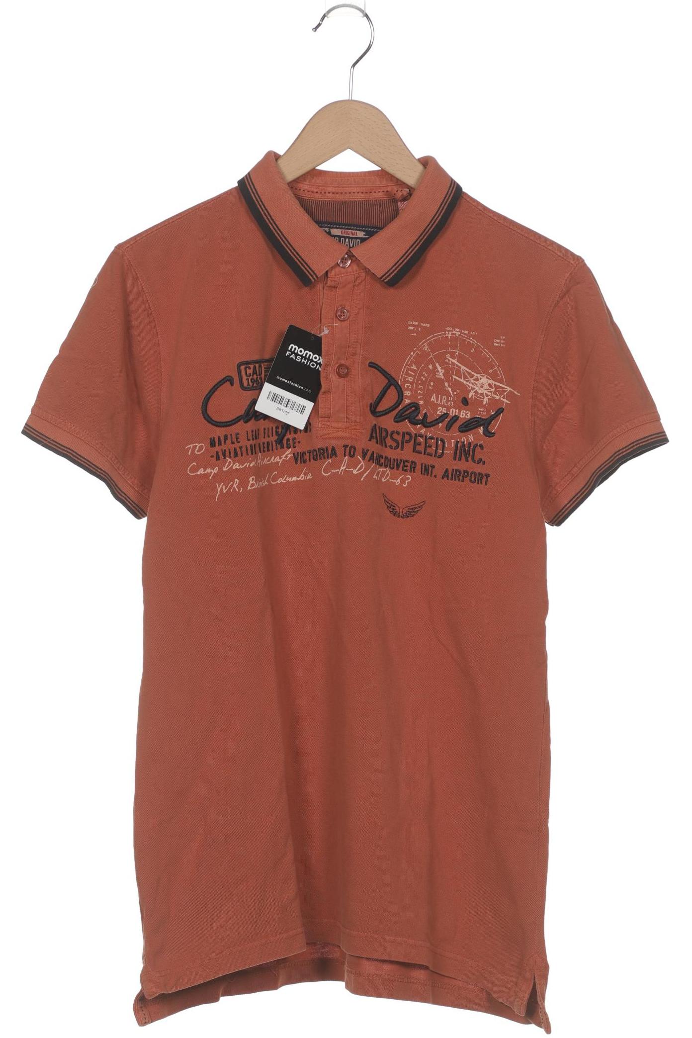 

Camp David Herren Poloshirt, orange, Gr. 48