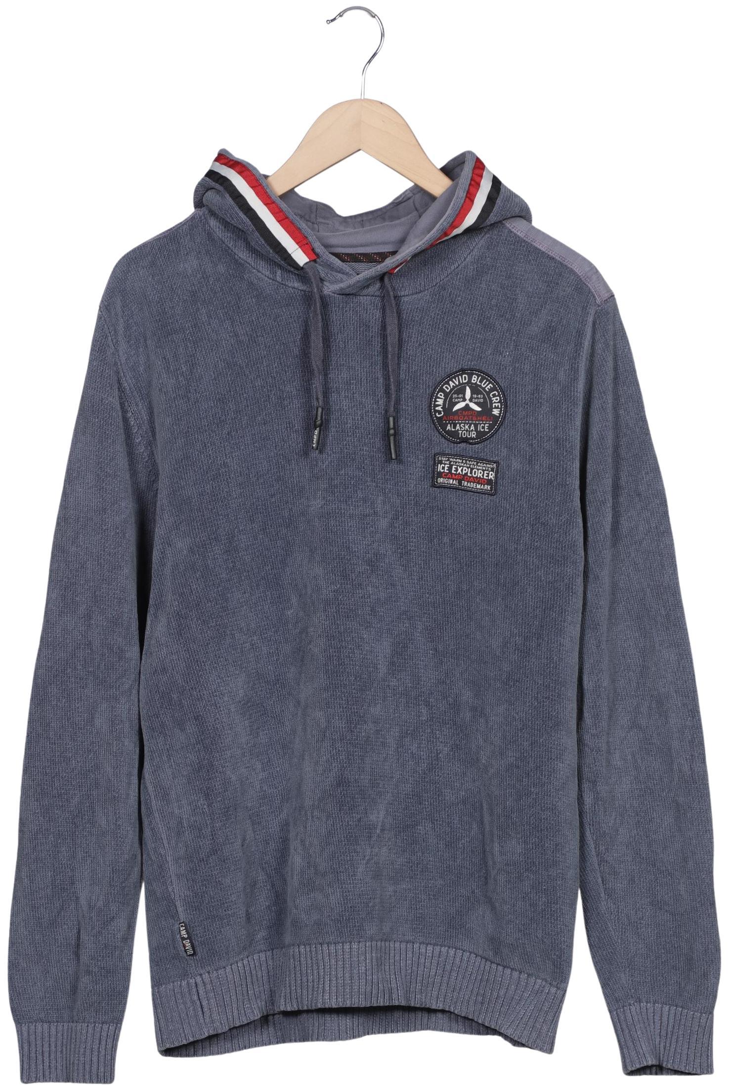 

Camp David Herren Kapuzenpullover, blau, Gr. 54