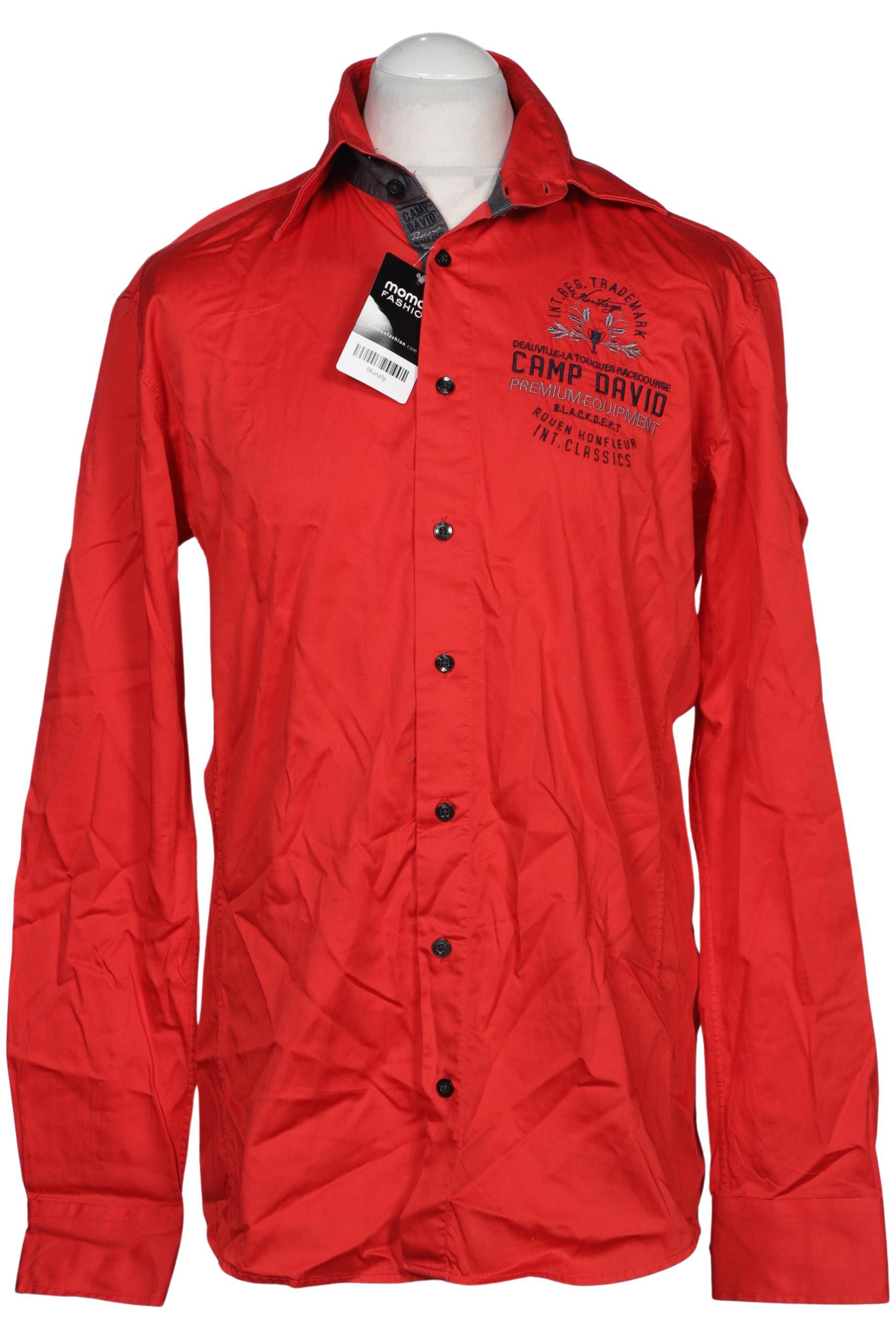 

Camp David Herren Hemd, rot, Gr. 52