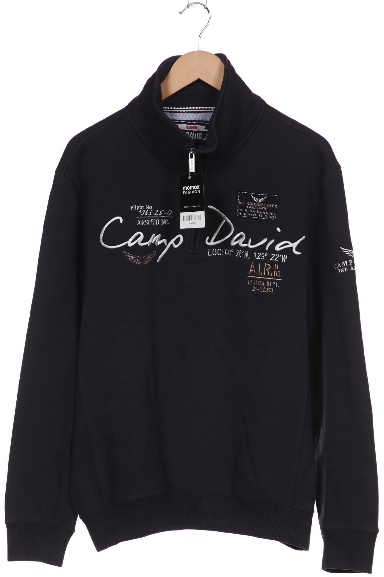 

Camp David Herren Sweatshirt, marineblau, Gr. 54