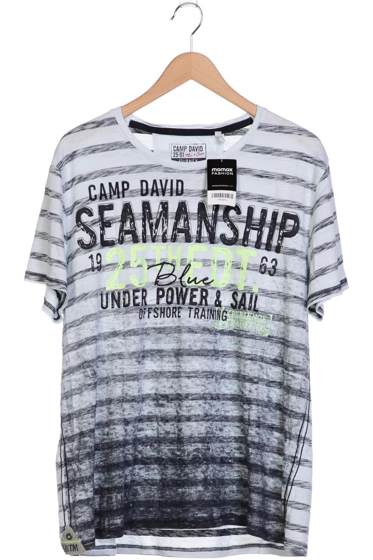 

Camp David Herren T-Shirt, hellblau, Gr. 56