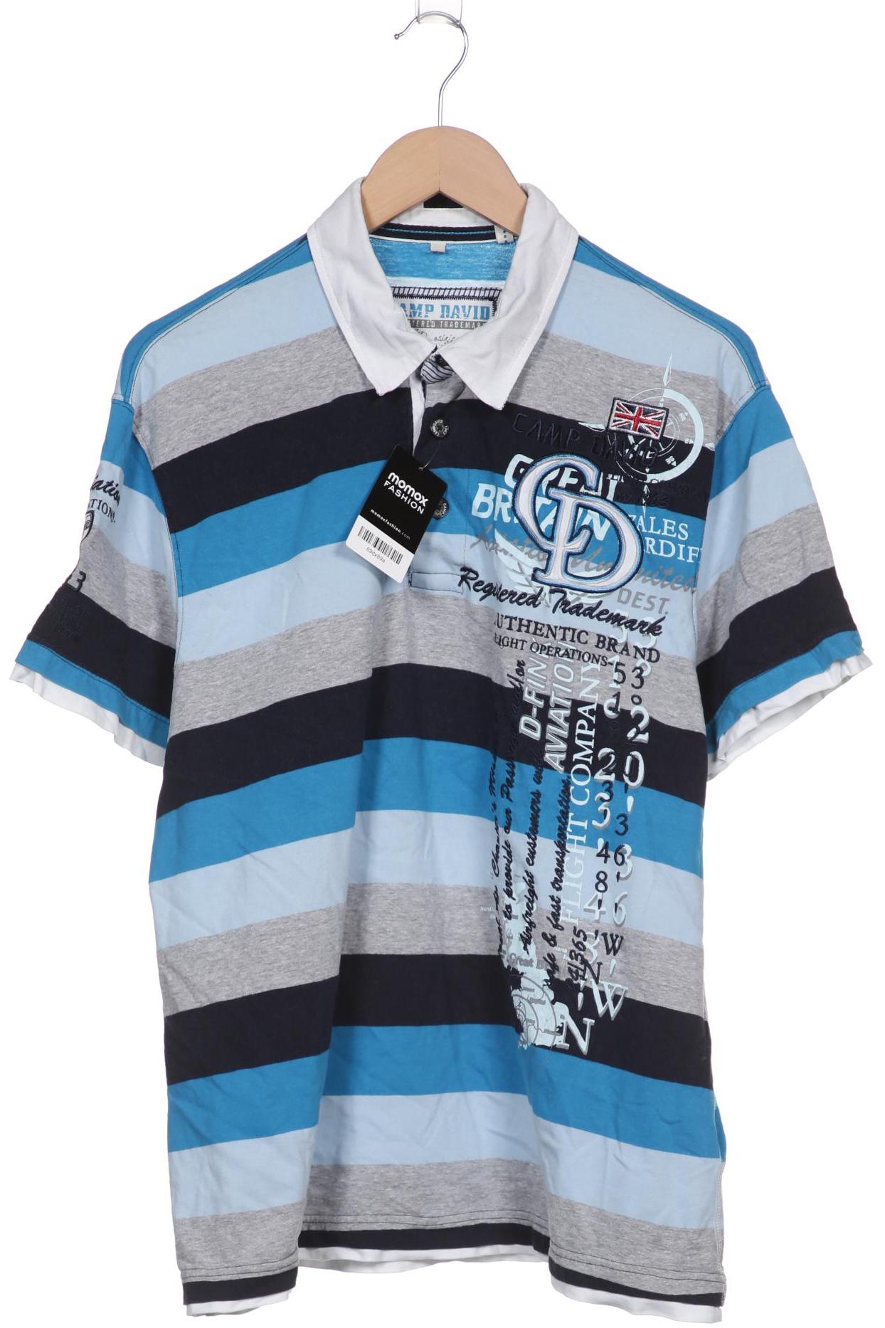 

Camp David Herren Poloshirt, blau