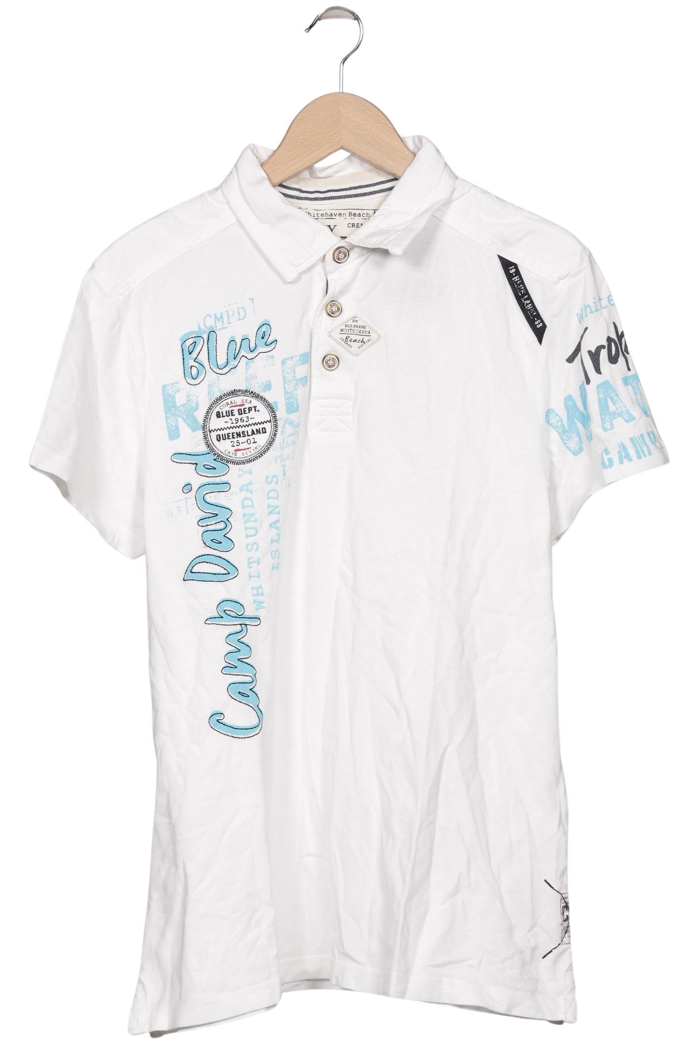 

Camp David Herren Poloshirt, weiß, Gr. 52
