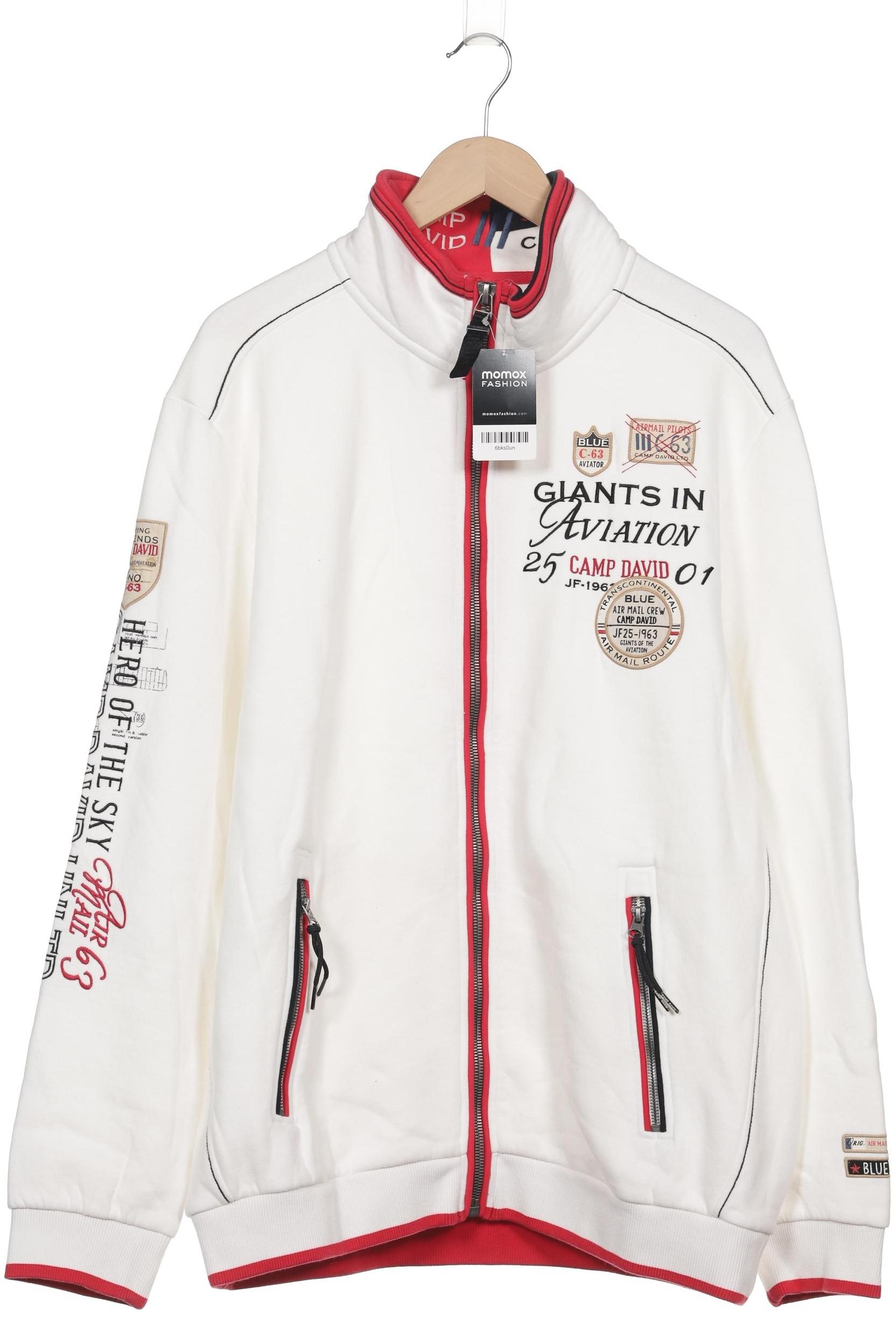 

Camp David Herren Sweatshirt, weiß, Gr. 58