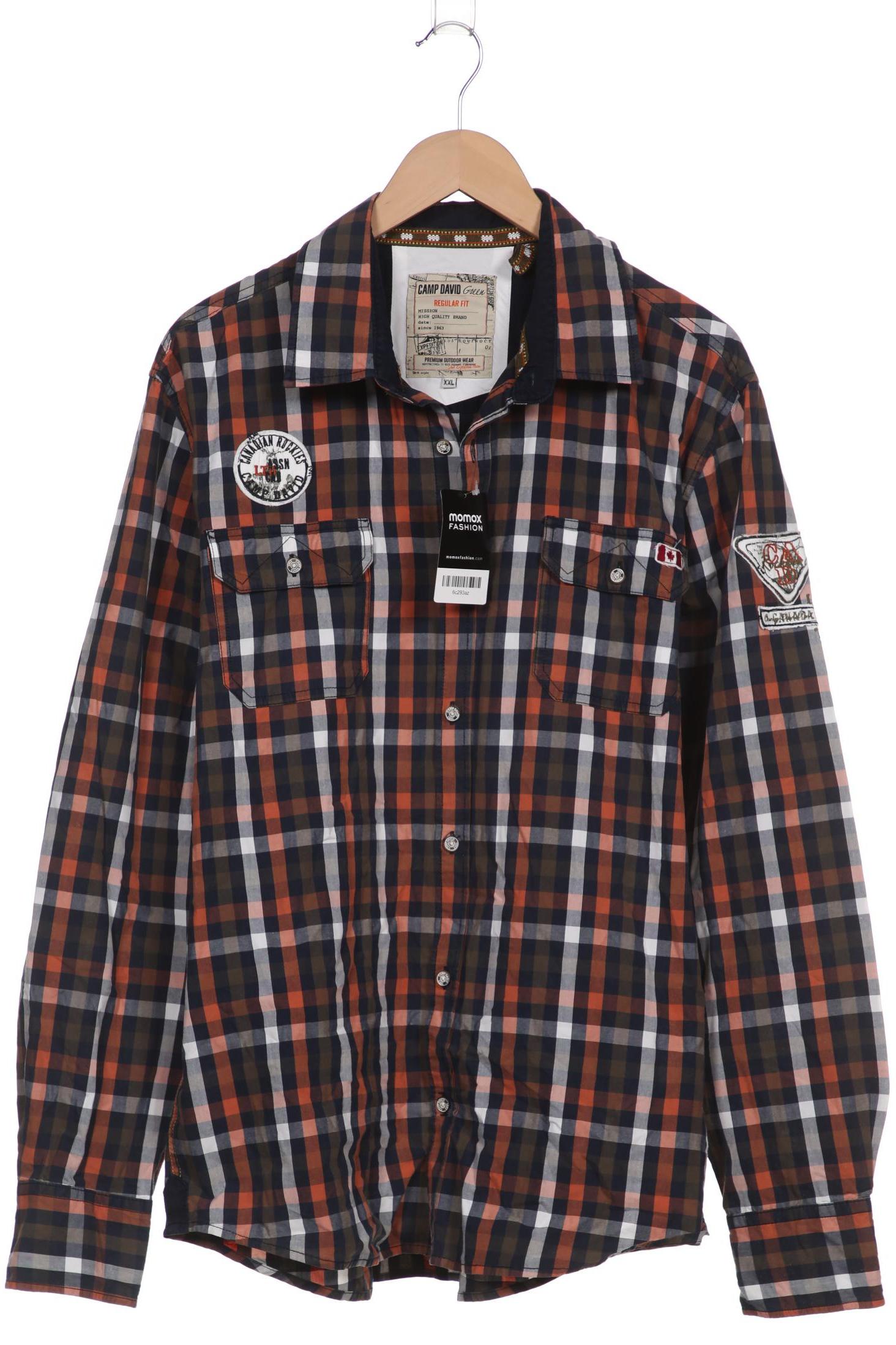 

Camp David Herren Hemd, marineblau, Gr. 56