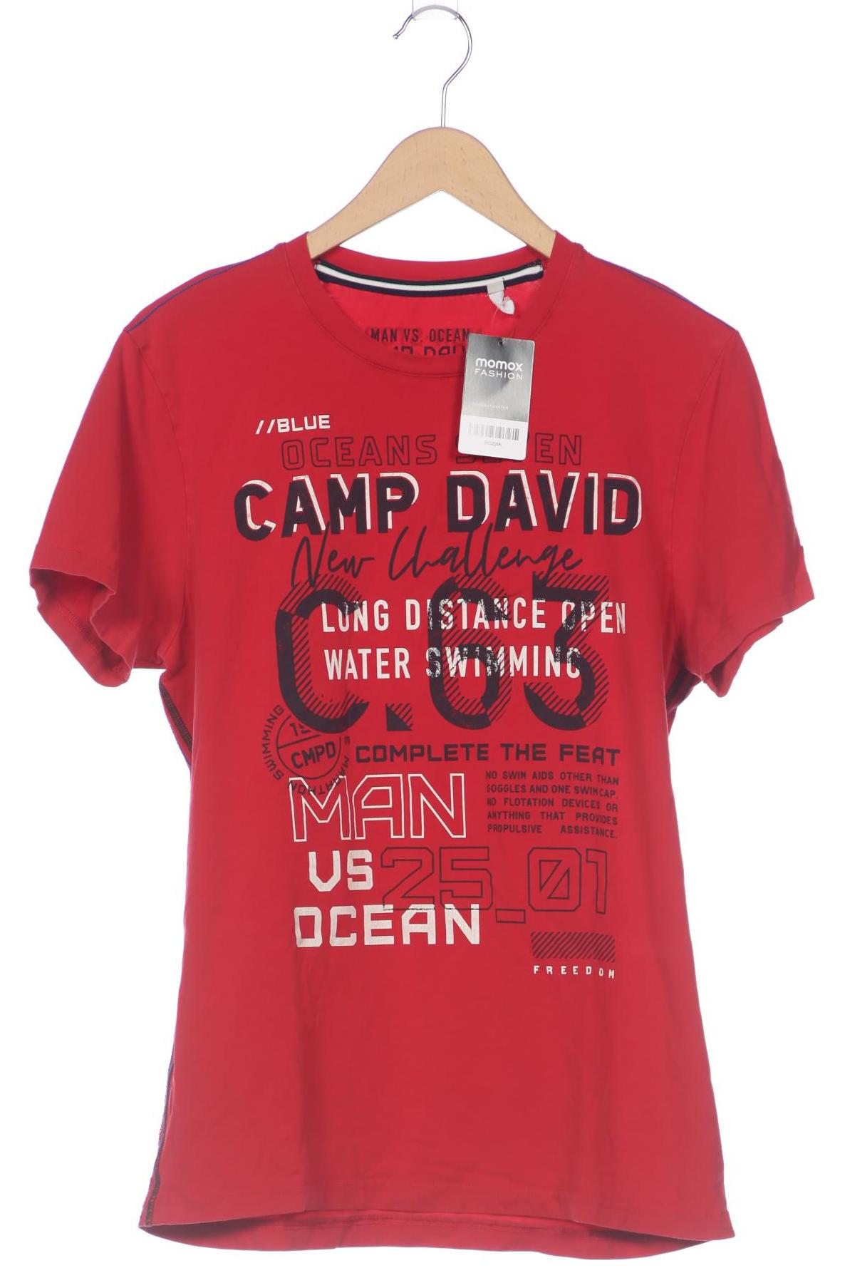 

Camp David Herren T-Shirt, rot, Gr. 48