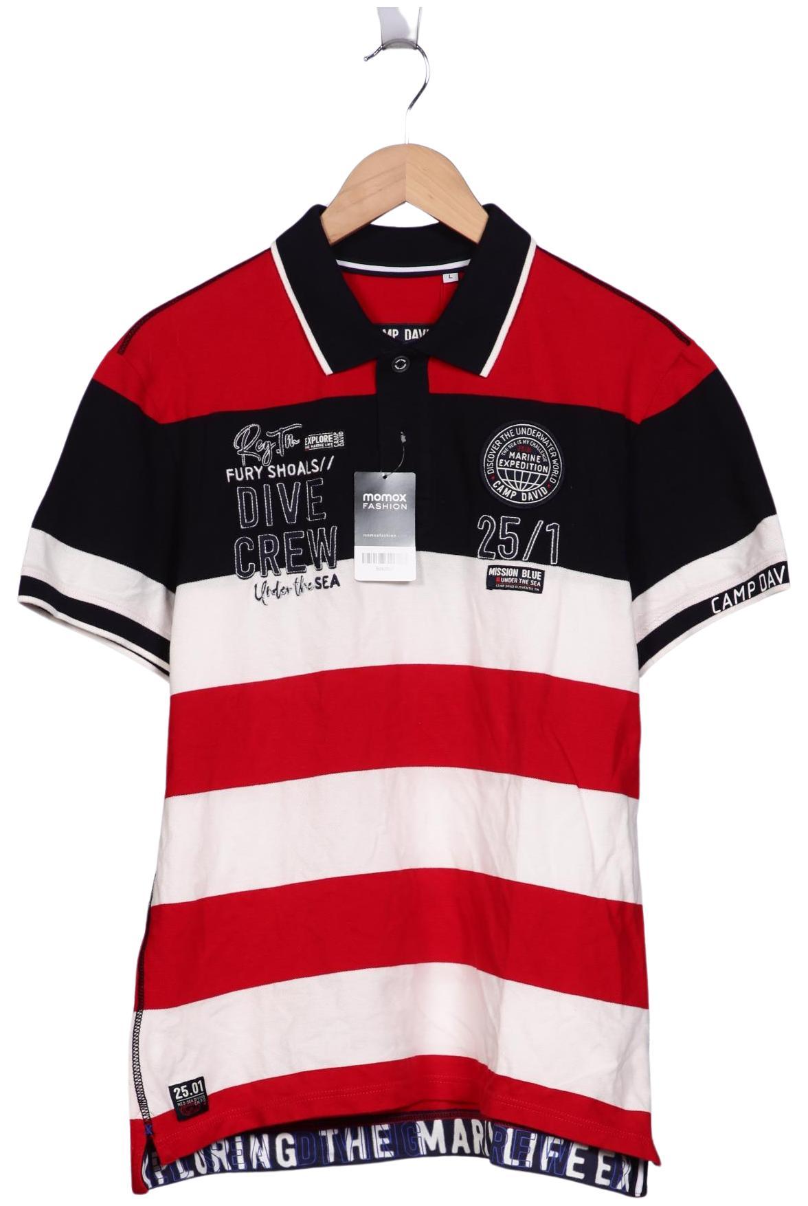 

Camp David Herren Poloshirt, rot, Gr. 52