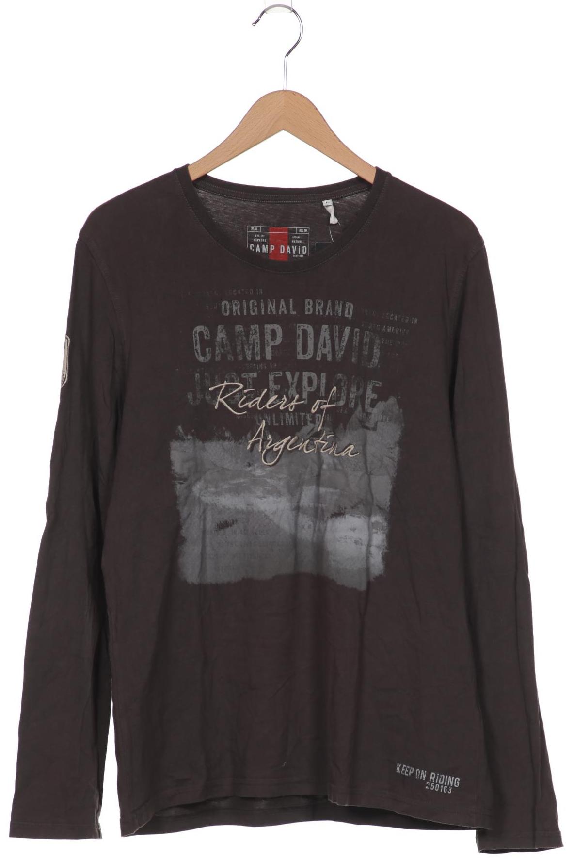 

Camp David Herren Langarmshirt, braun