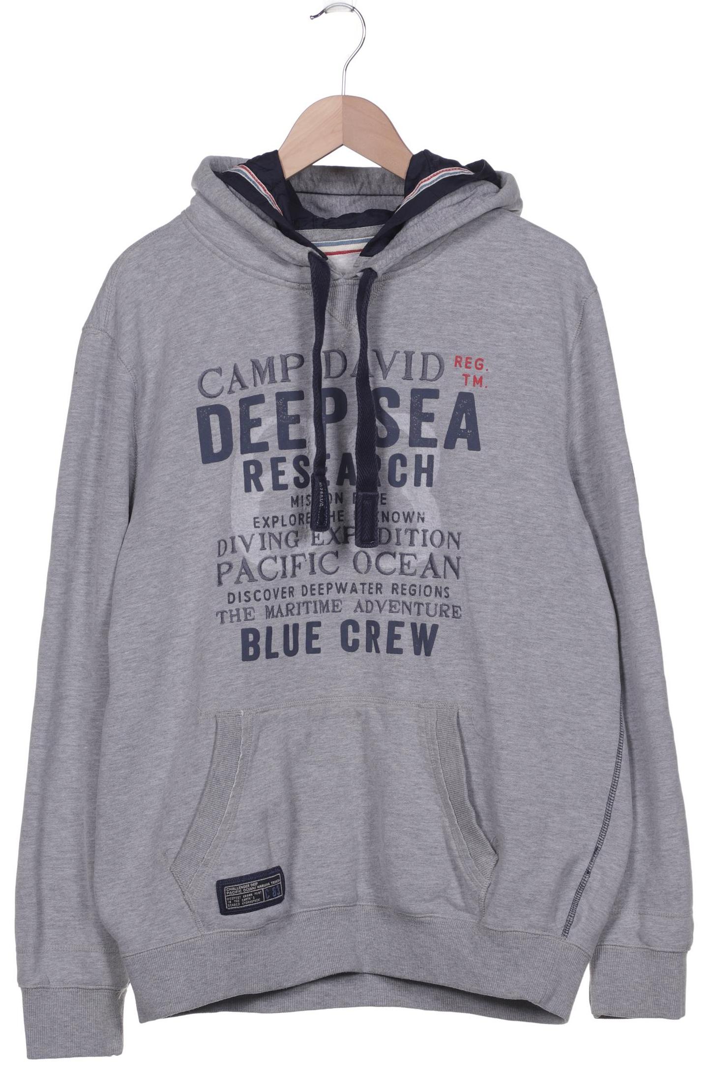 

Camp David Herren Kapuzenpullover, grau