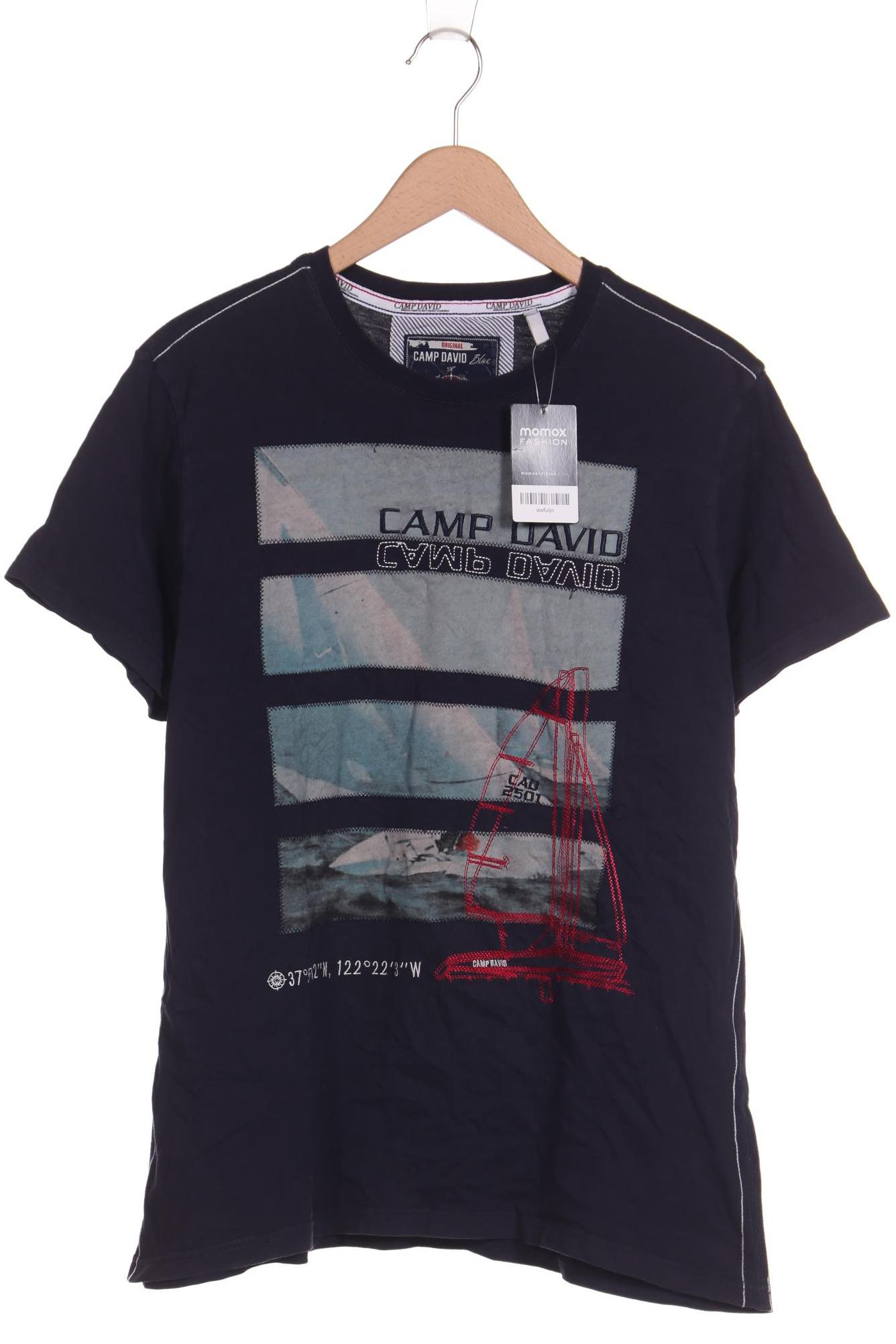 

Camp David Herren T-Shirt, marineblau, Gr. 52
