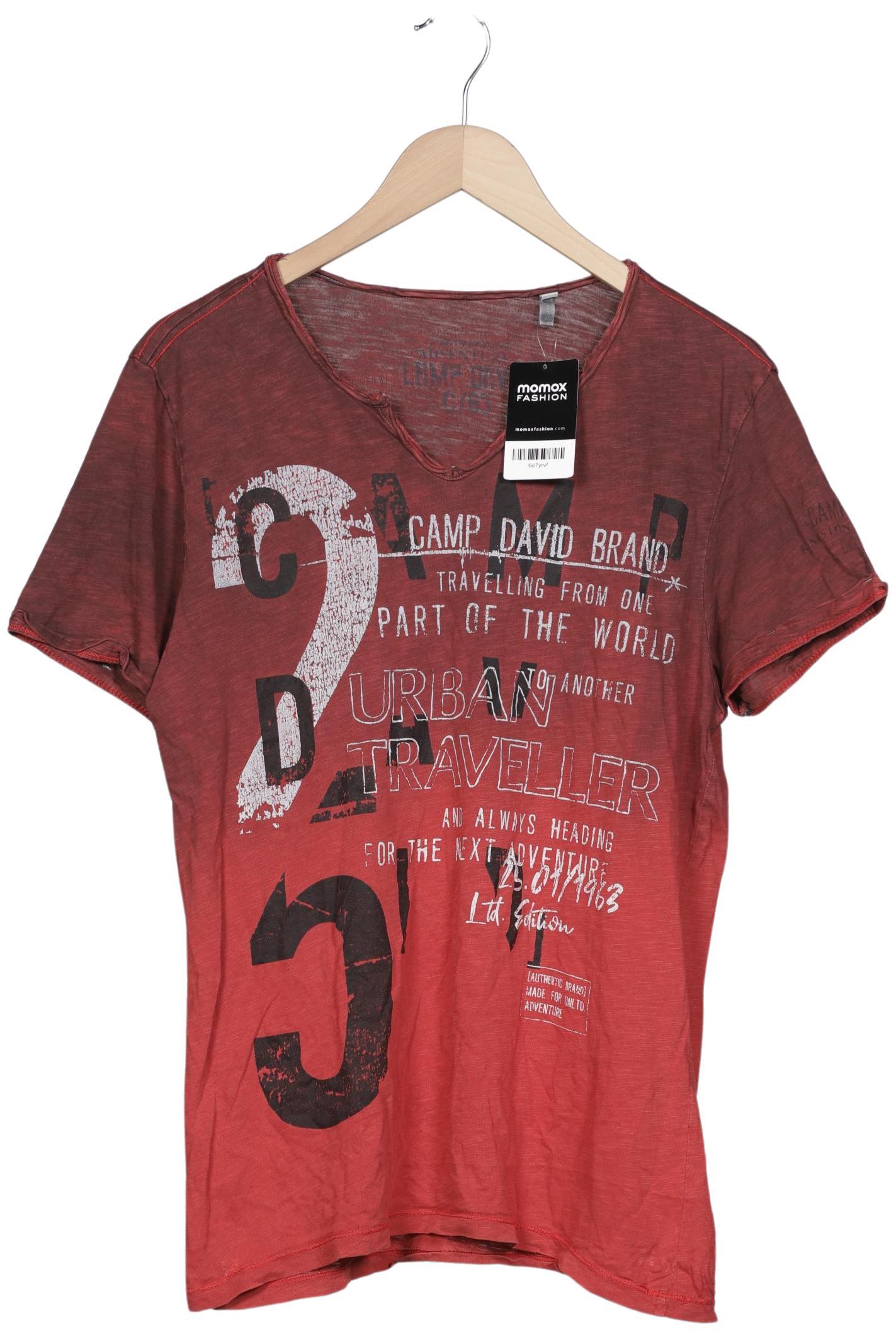 

Camp David Herren T-Shirt, rot, Gr. 48
