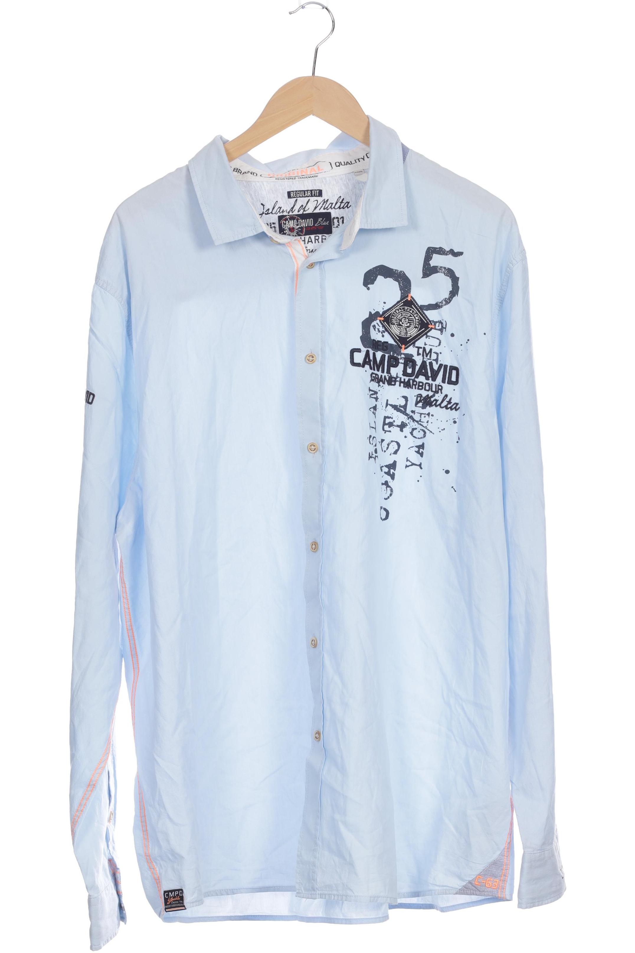 

Camp David Herren Hemd, blau, Gr. 58