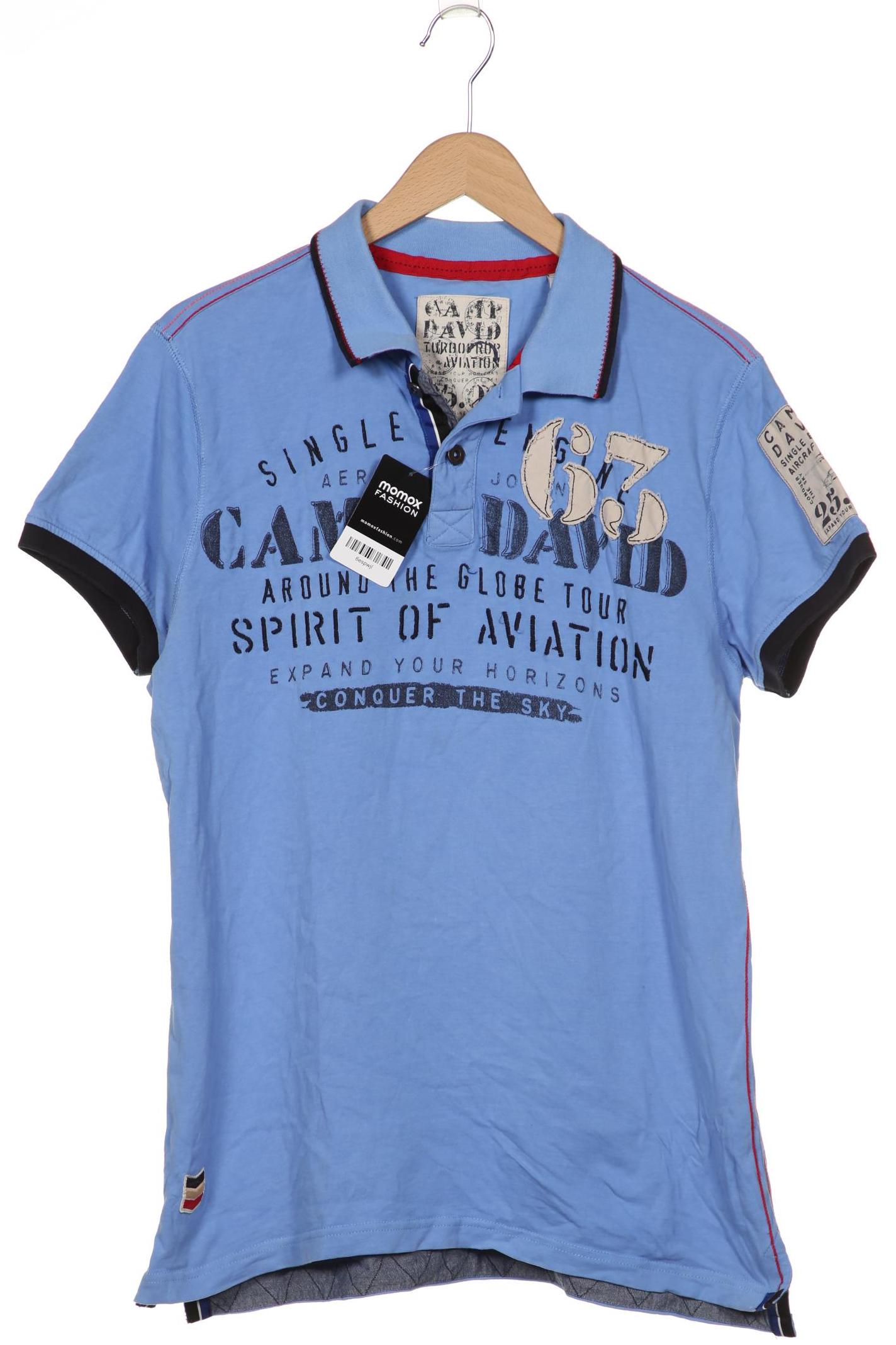 

Camp David Herren Poloshirt, blau