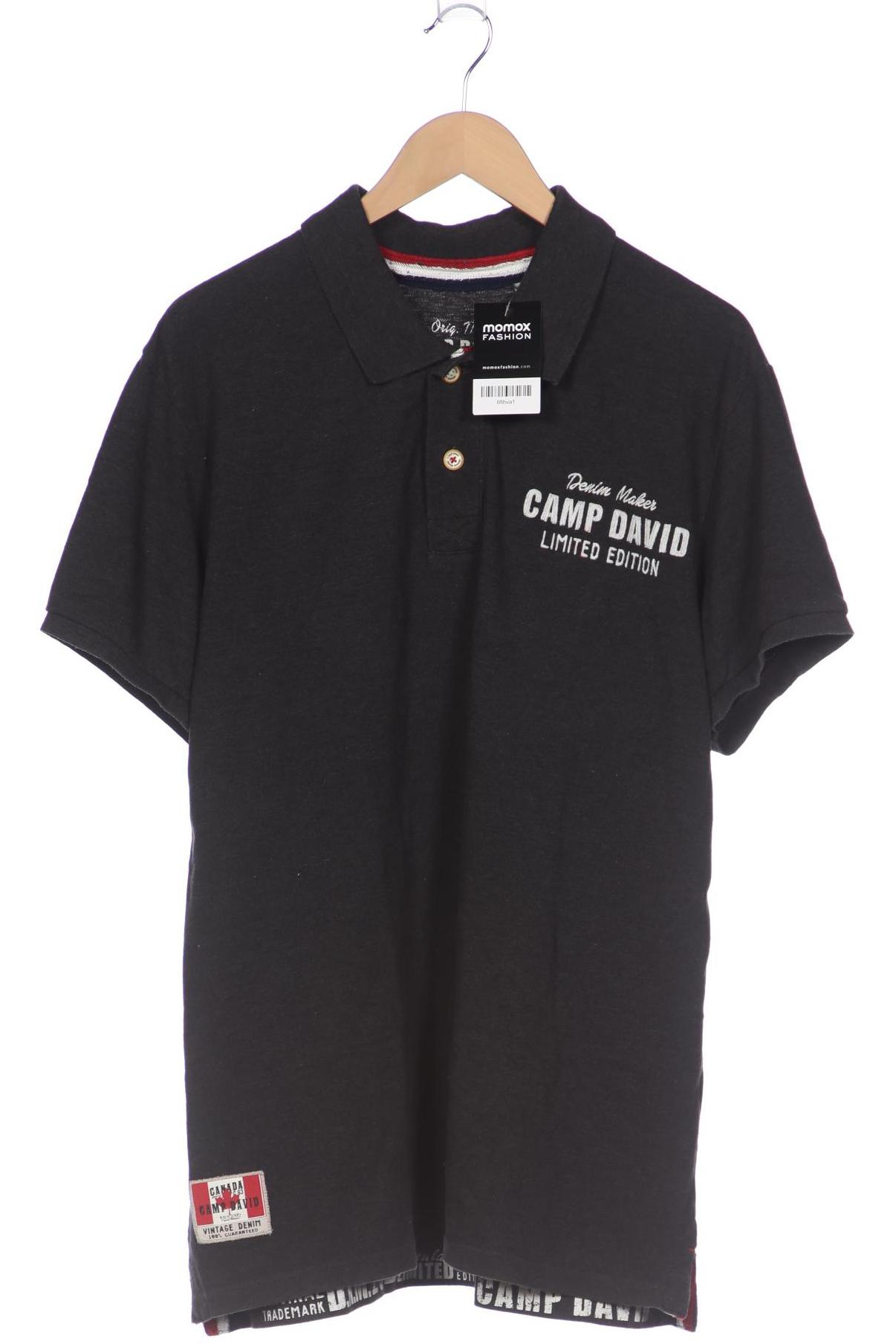 

Camp David Herren Poloshirt, schwarz