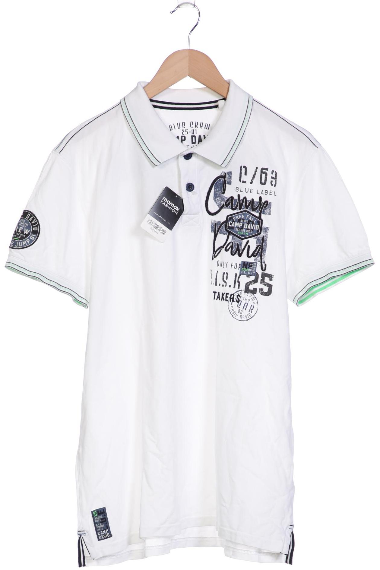 

Camp David Herren Poloshirt, weiß, Gr. 56