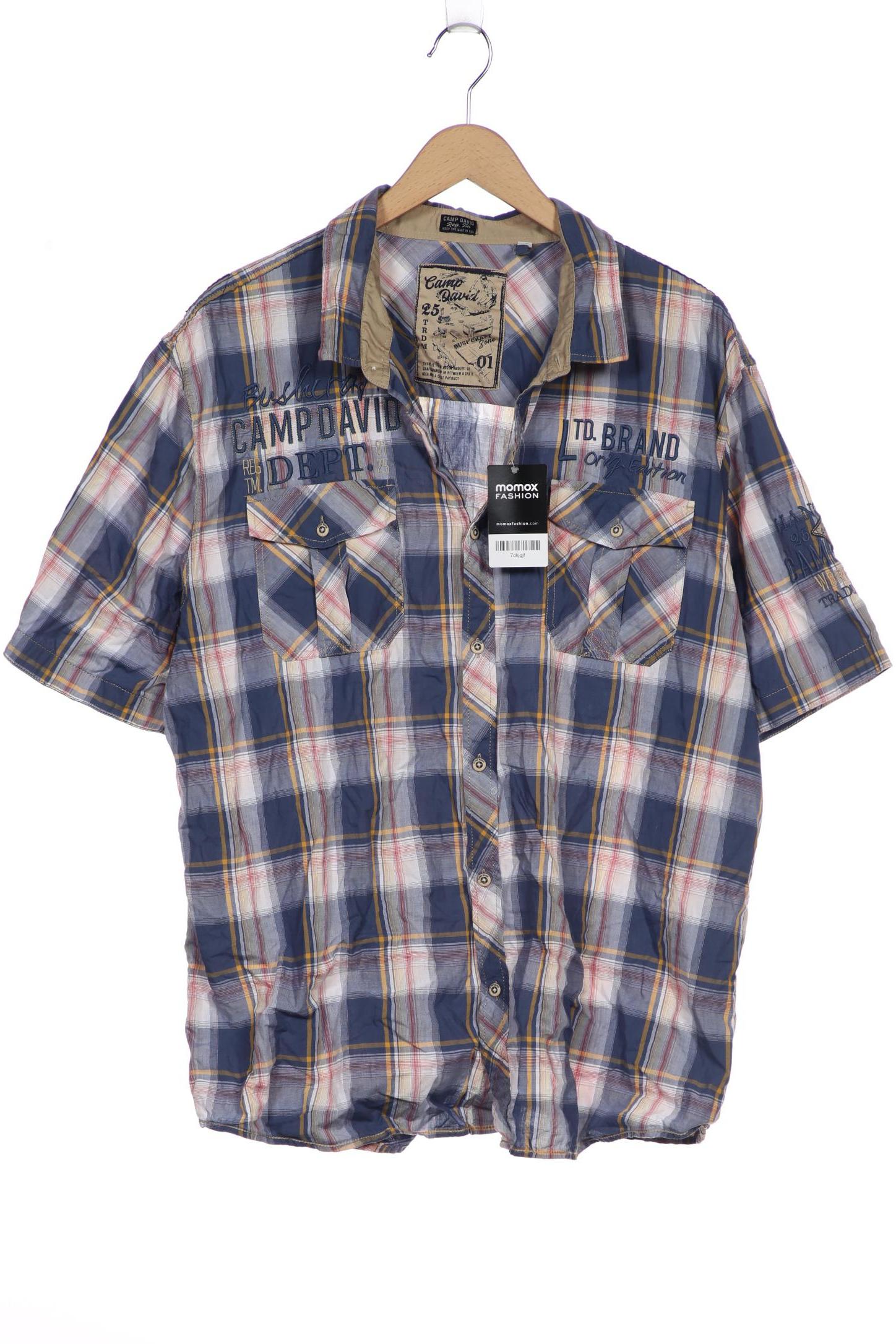

Camp David Herren Hemd, blau, Gr. 58