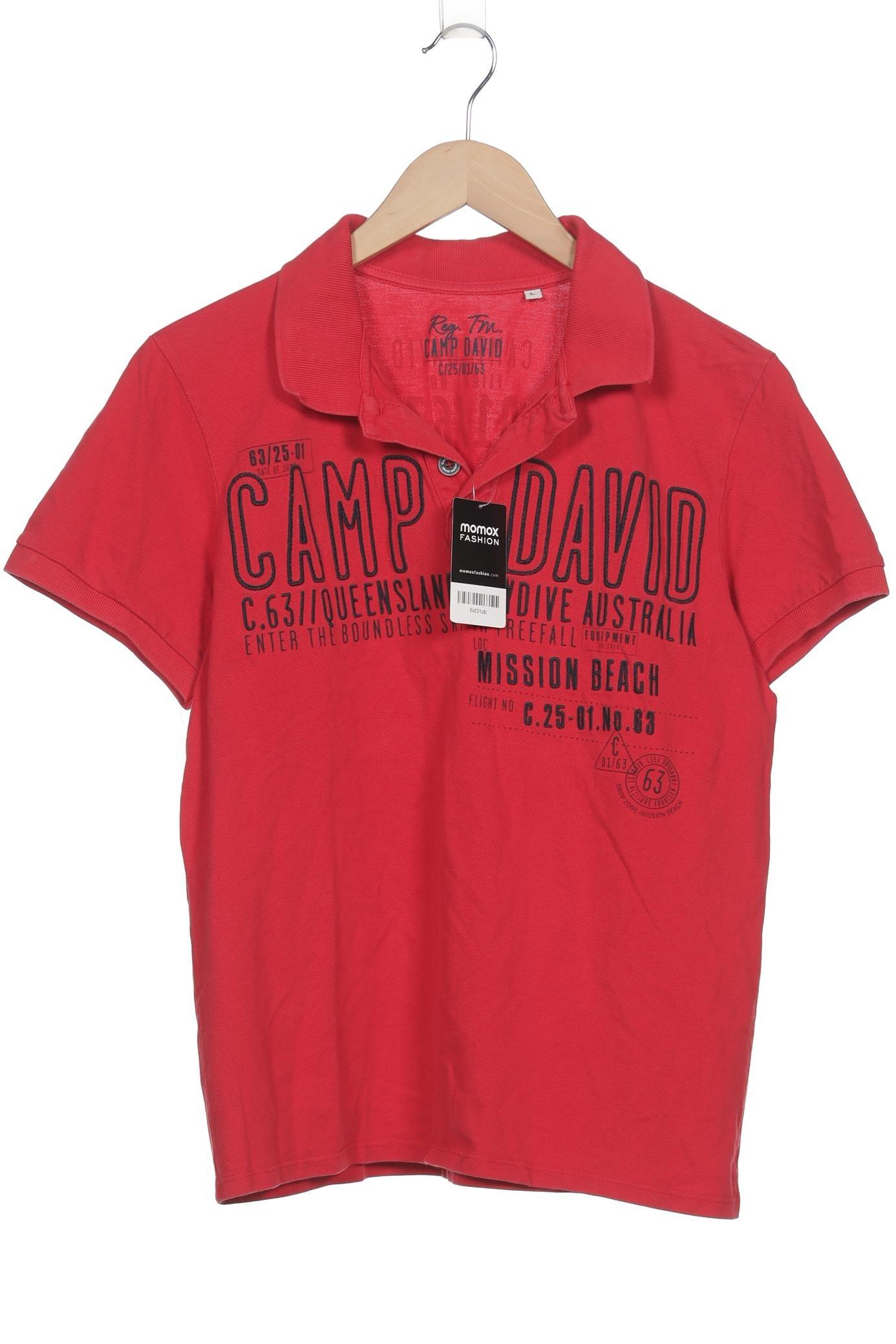 

Camp David Herren Poloshirt, rot, Gr. 52