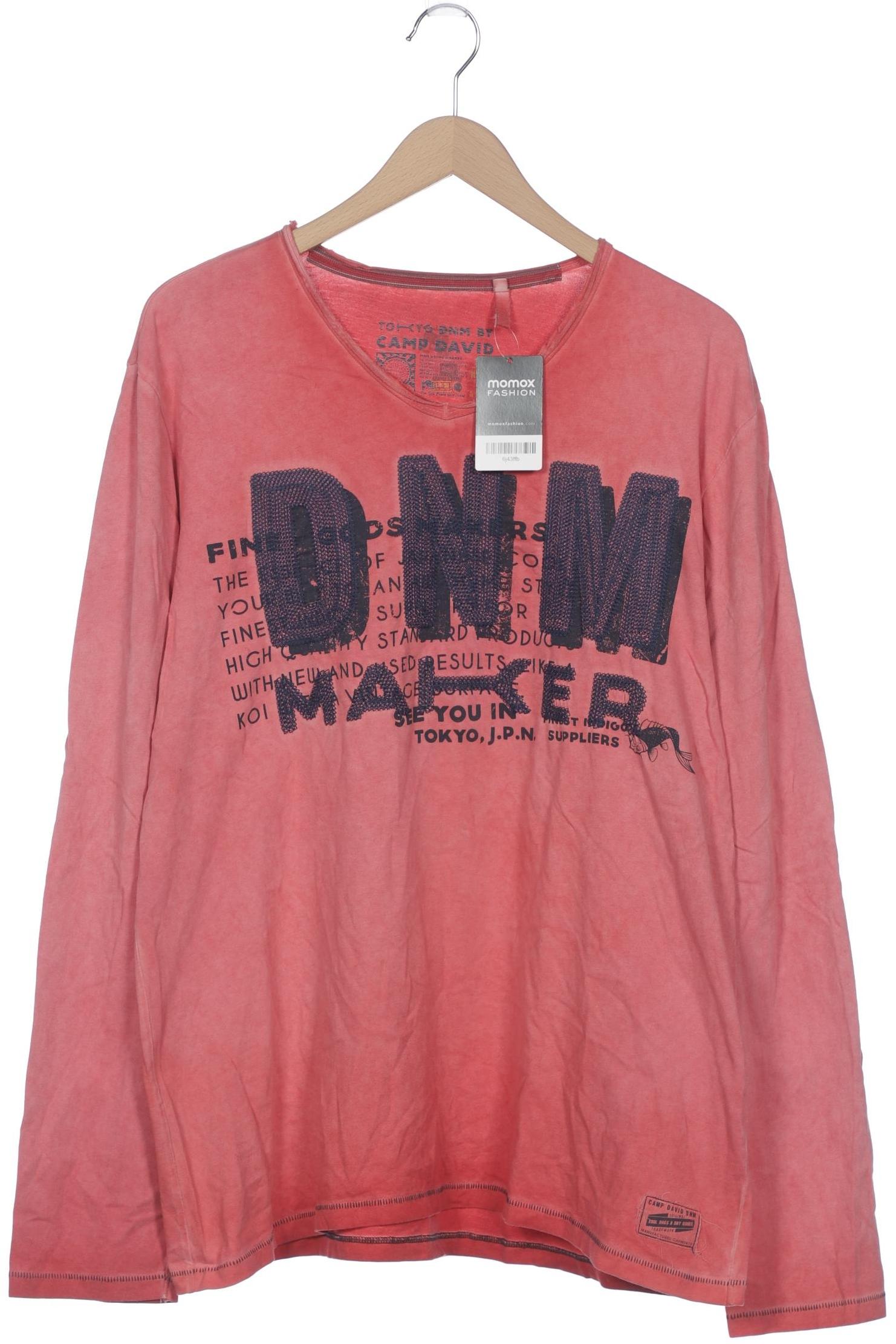 

Camp David Herren Langarmshirt, rot, Gr. 56