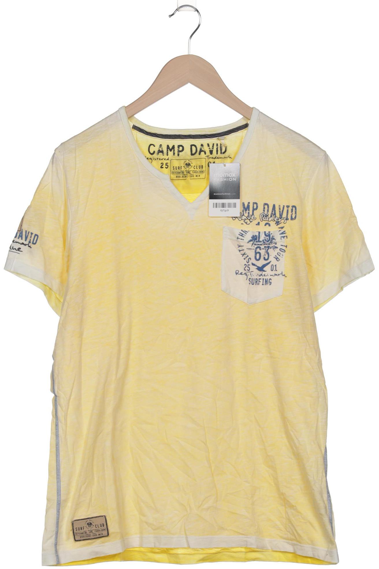 

Camp David Herren T-Shirt, gelb, Gr. 48