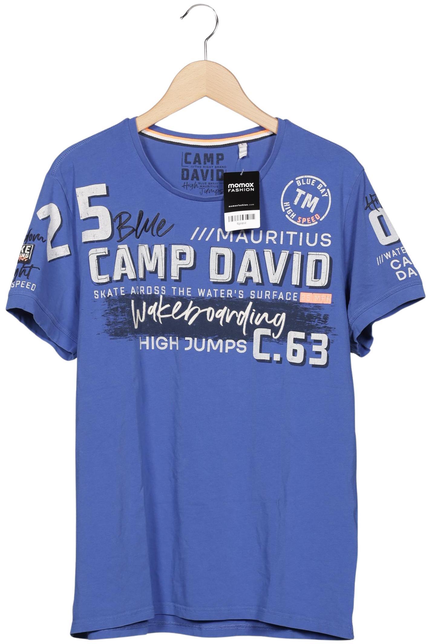 

Camp David Herren T-Shirt, blau, Gr. 52