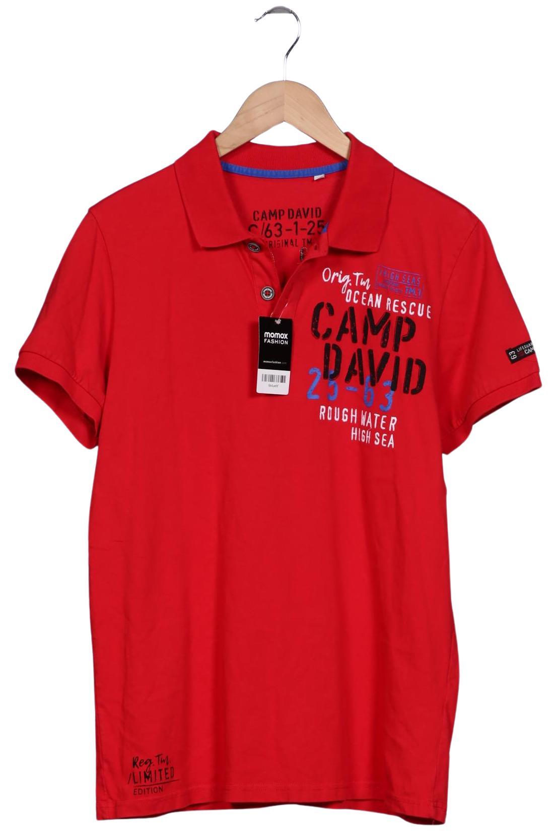 

Camp David Herren Poloshirt, rot, Gr. 52