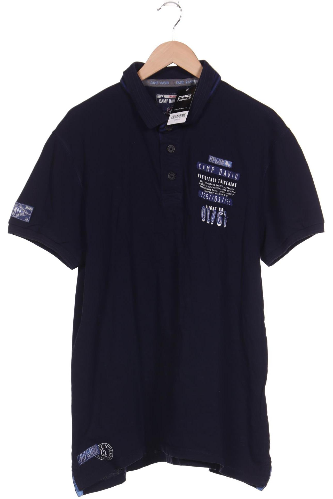 

Camp David Herren Poloshirt, marineblau