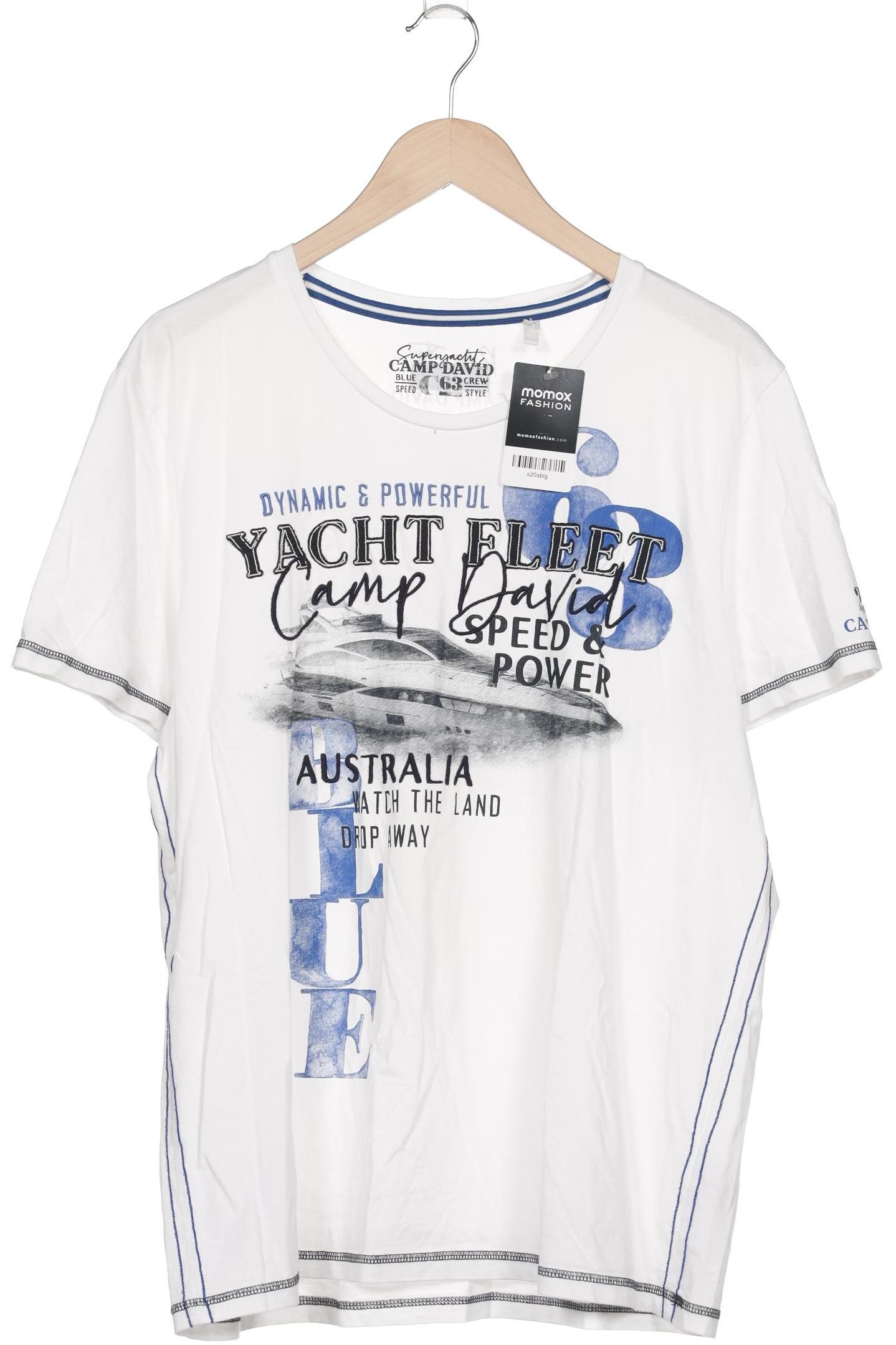 

Camp David Herren T-Shirt, weiß, Gr. 54