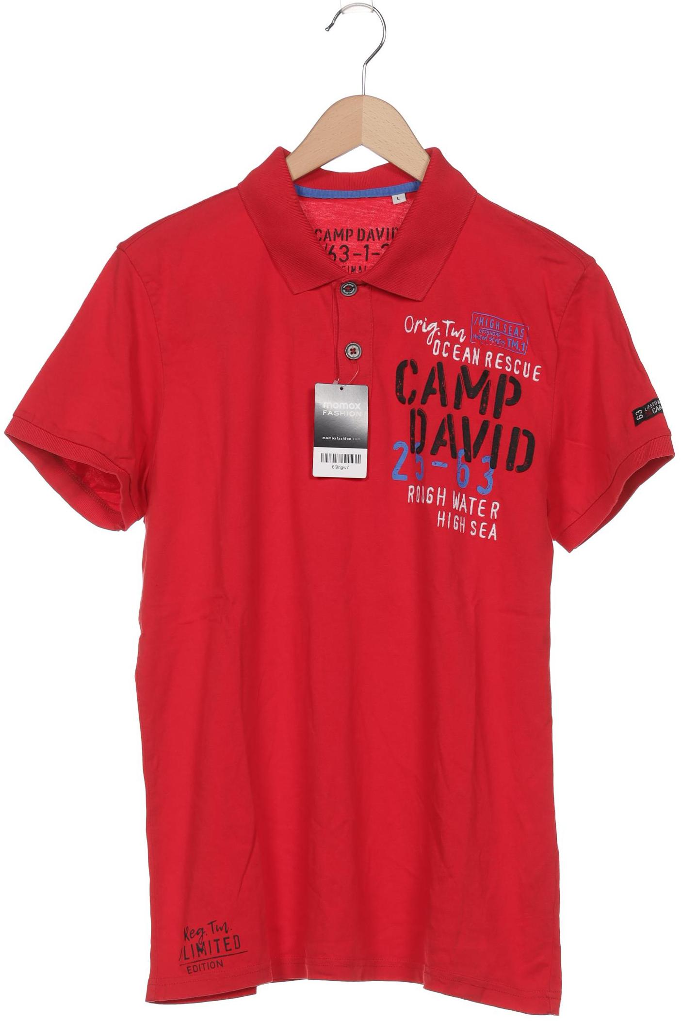 

Camp David Herren Poloshirt, rot, Gr. 52