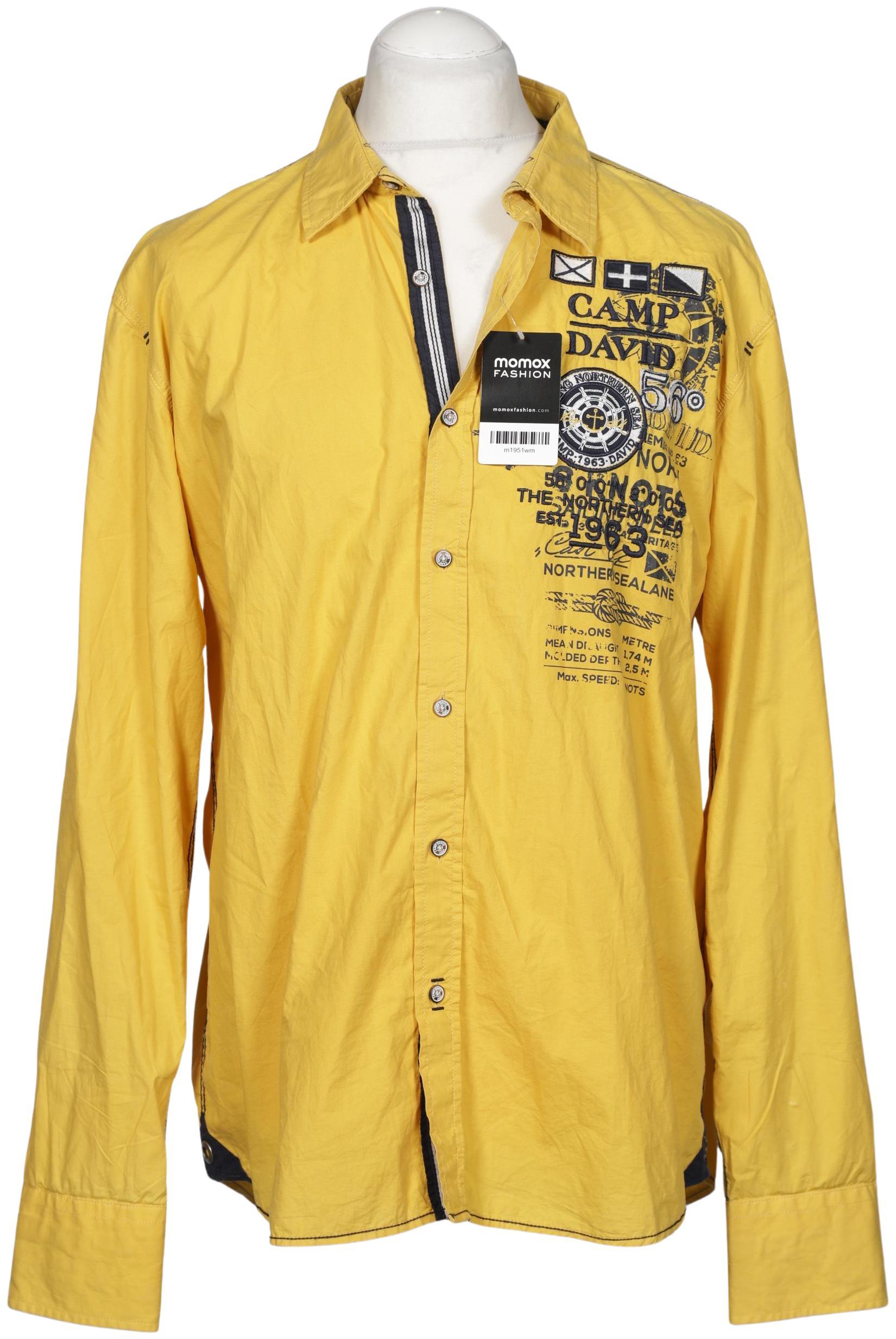 

Camp David Herren Hemd, gelb, Gr. 54