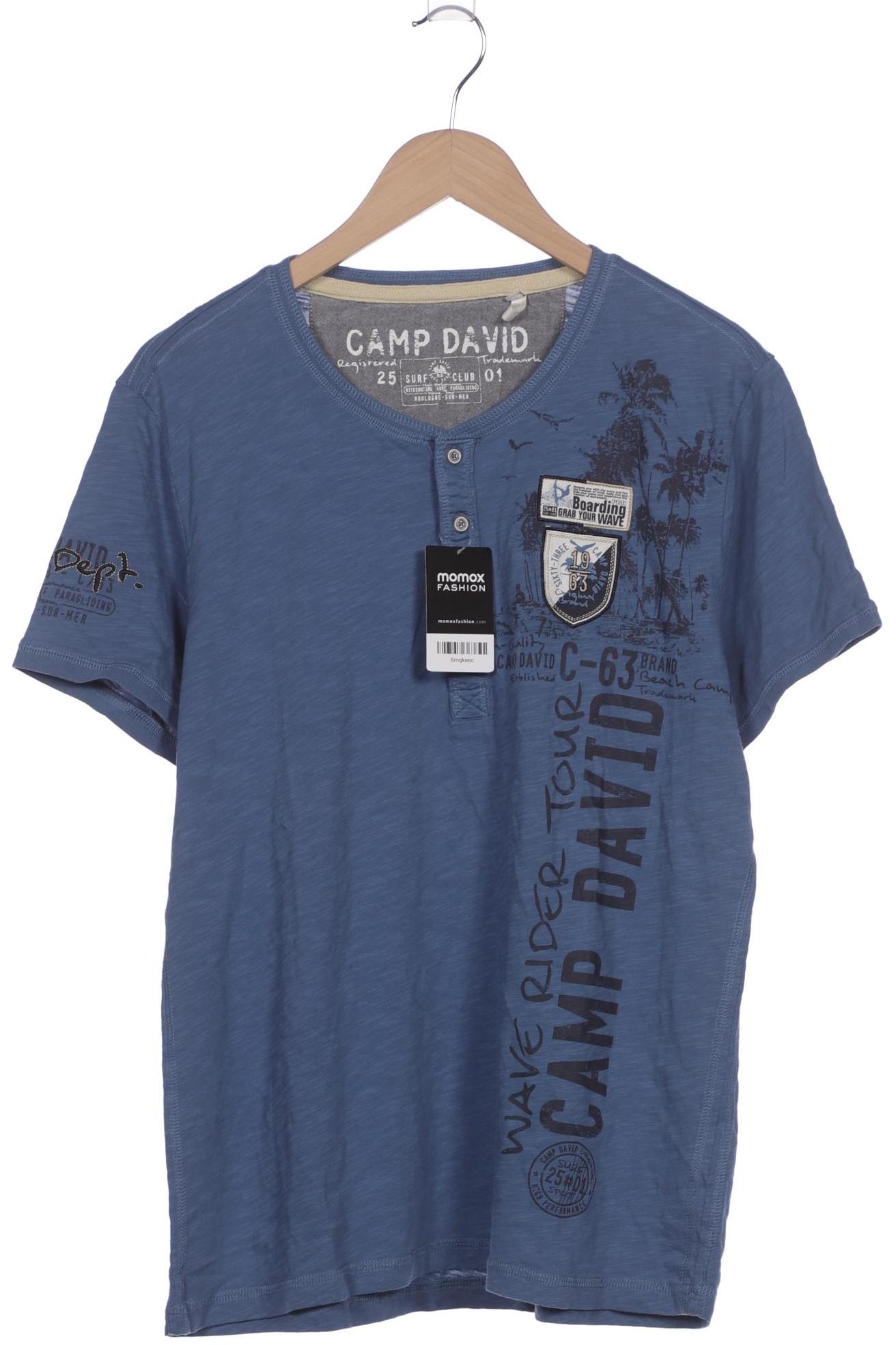 

Camp David Herren T-Shirt, blau, Gr. 52