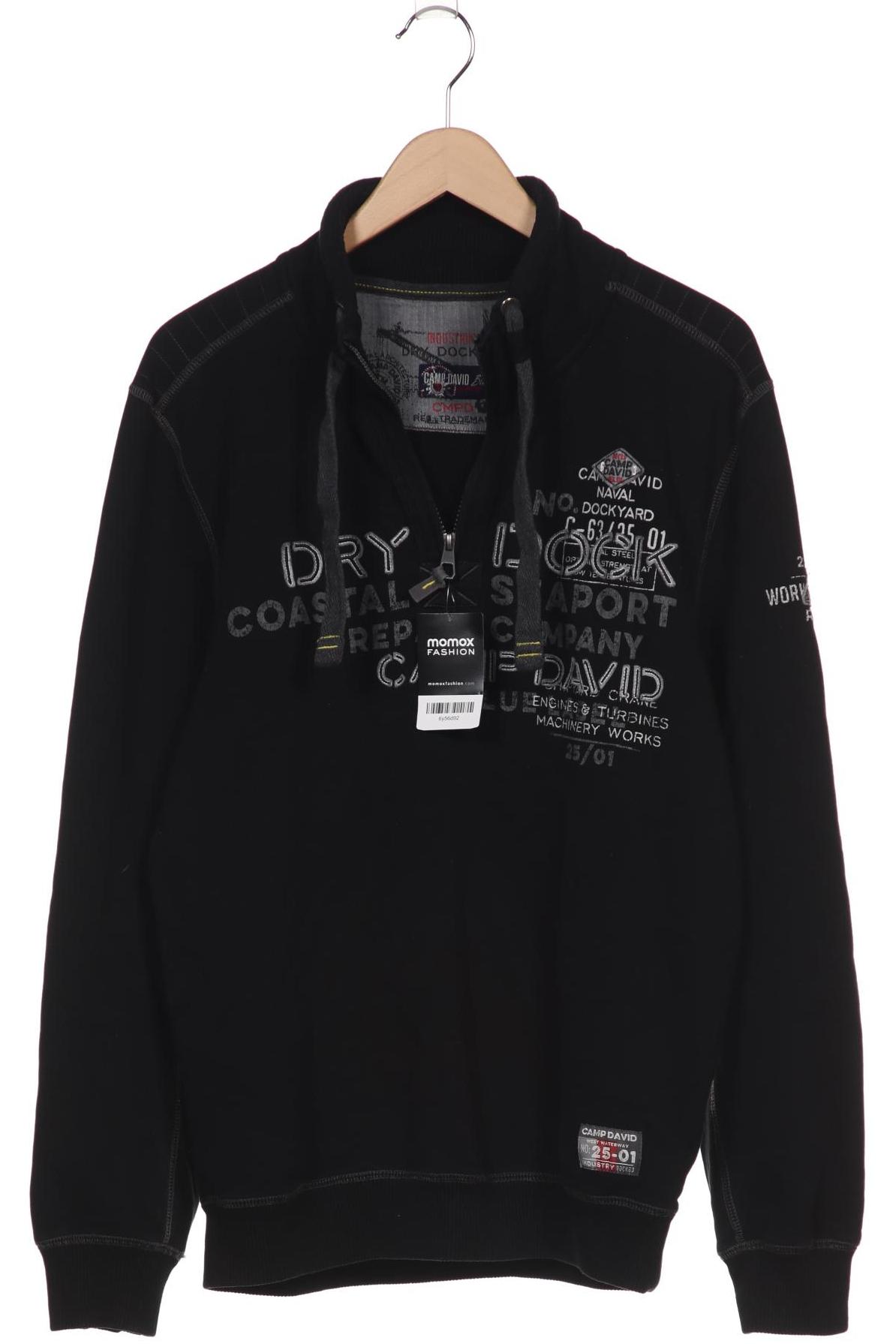 

Camp David Herren Sweatshirt, schwarz
