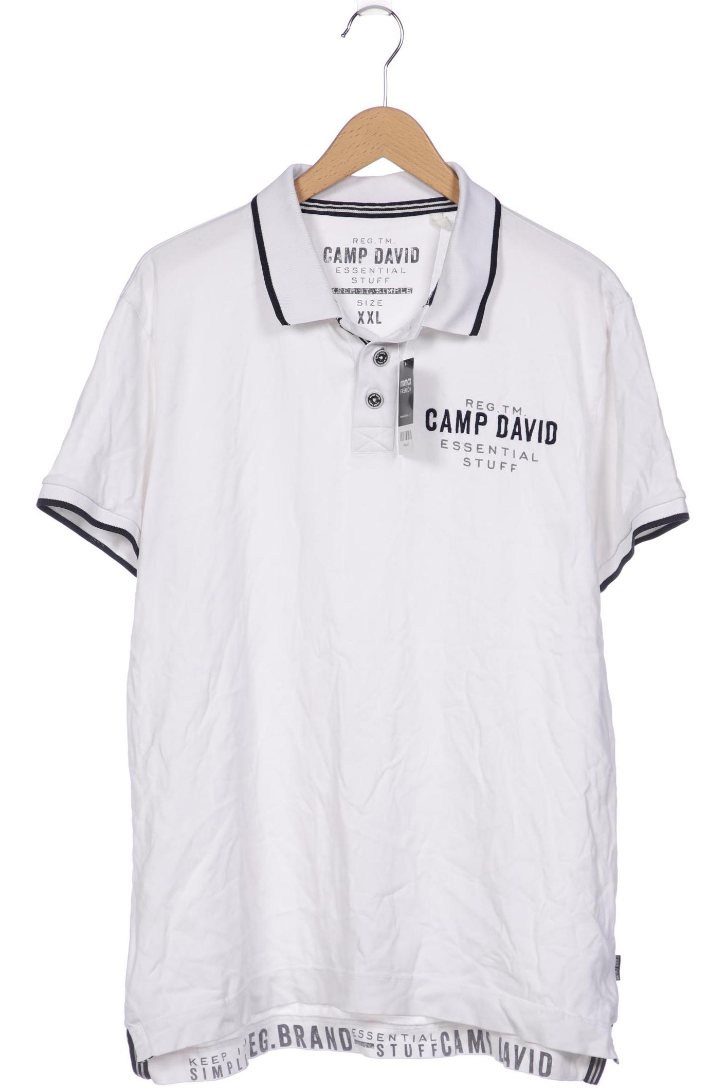 

Camp David Herren Poloshirt, weiß