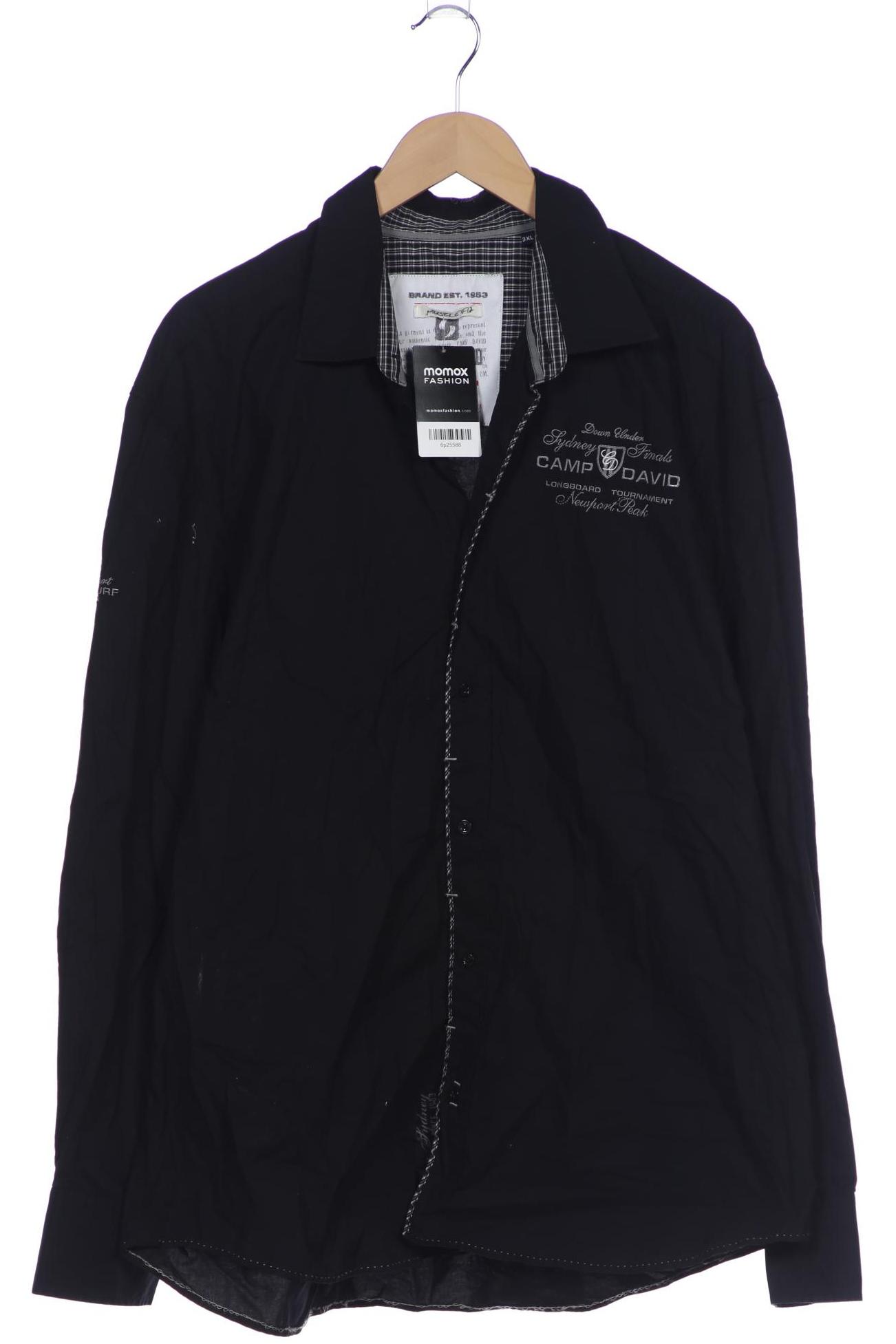 

Camp David Herren Hemd, schwarz, Gr. 58
