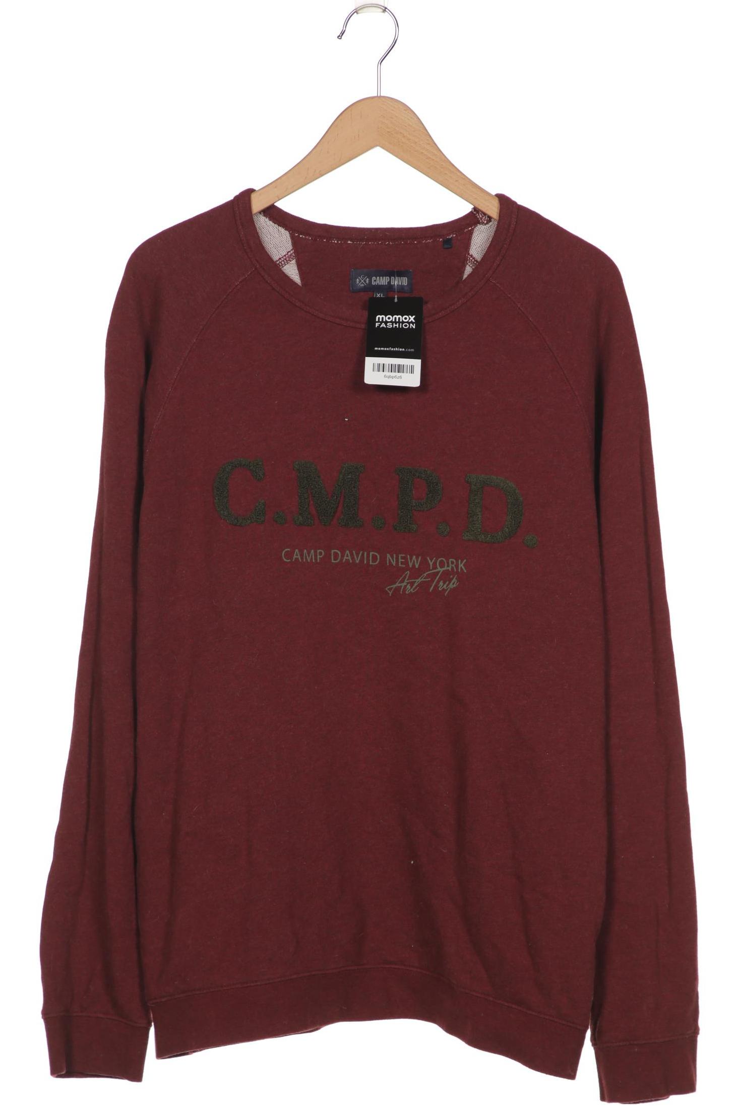 

Camp David Herren Sweatshirt, bordeaux