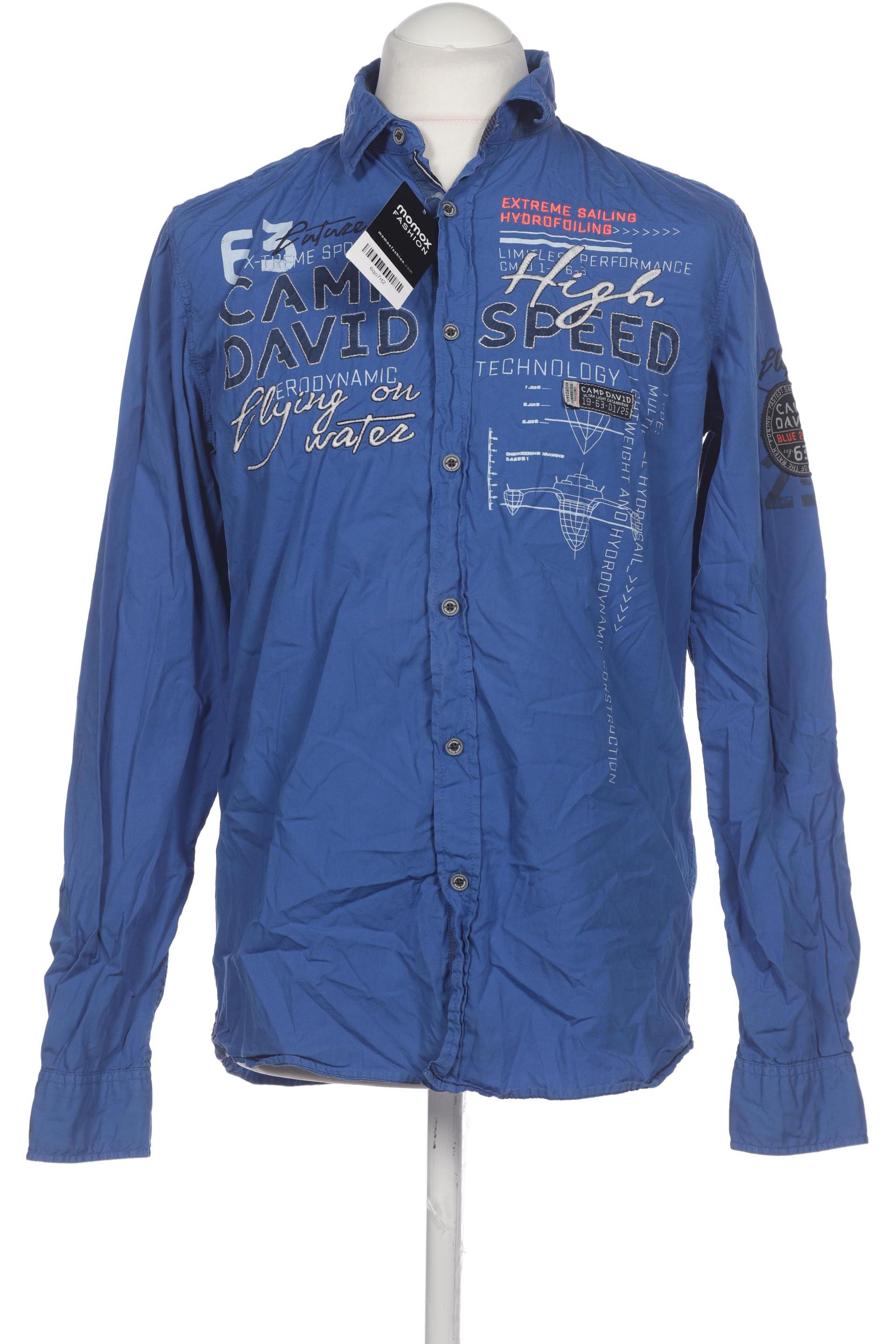 

Camp David Herren Hemd, blau, Gr. 46