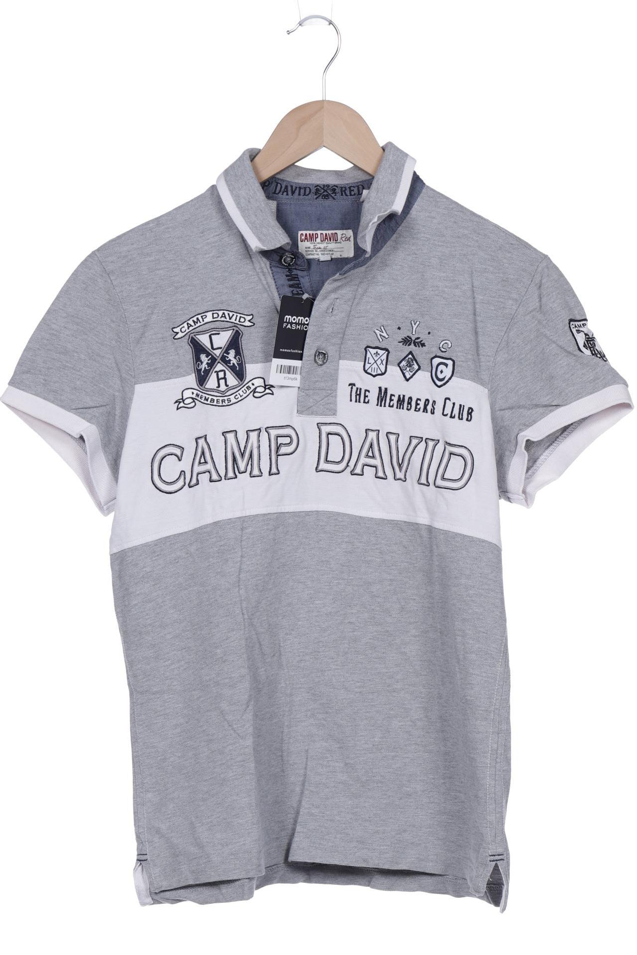 

Camp David Herren Poloshirt, grau, Gr. 48