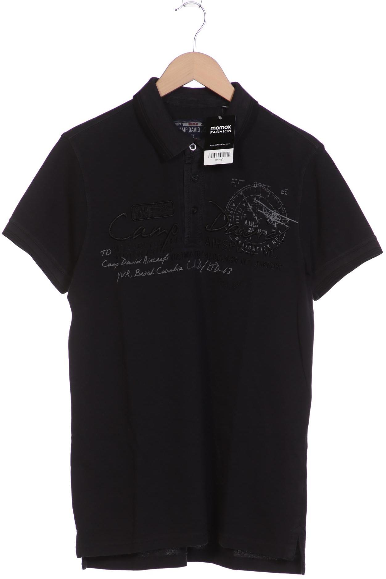 

Camp David Herren Poloshirt, schwarz