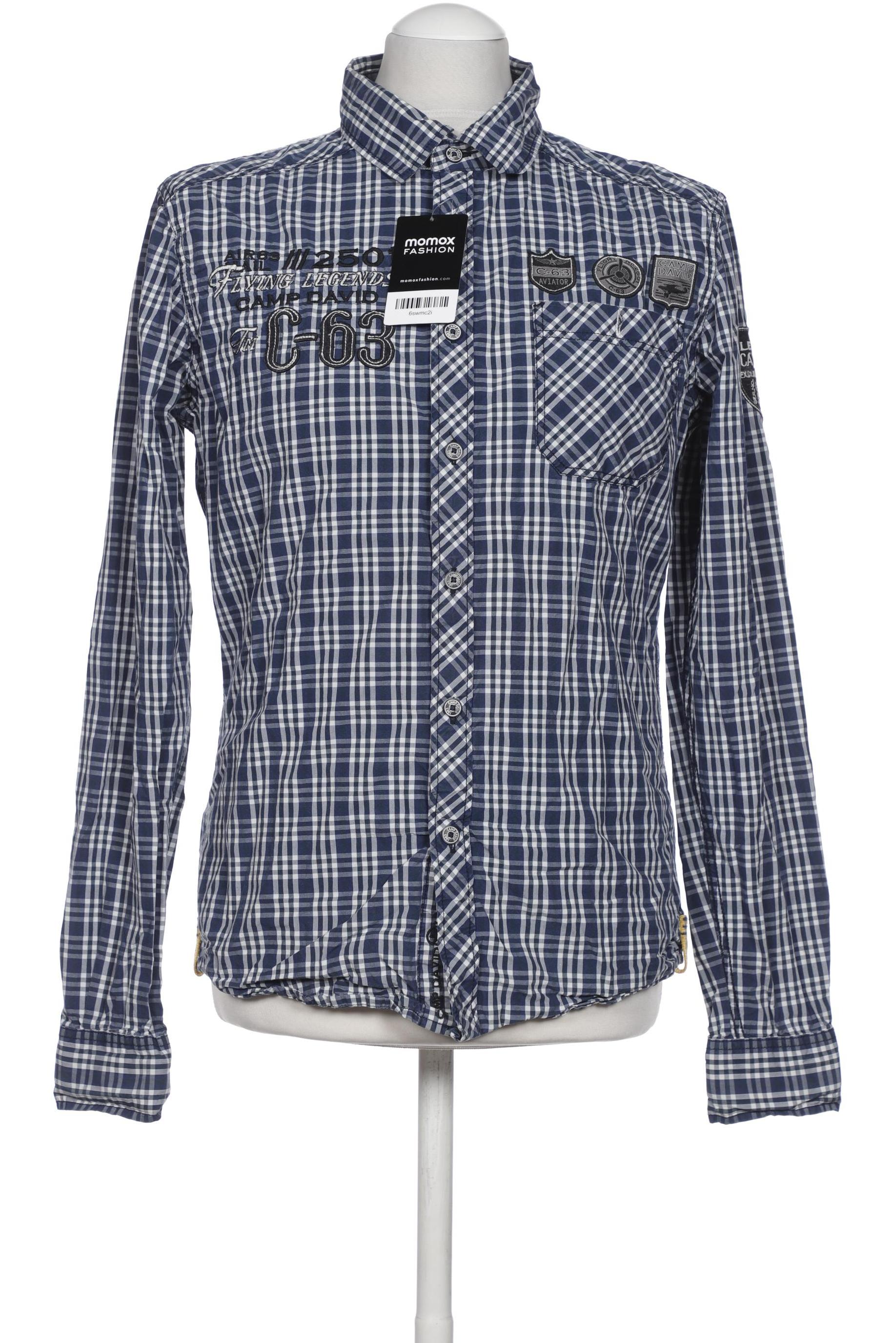 

Camp David Herren Hemd, marineblau