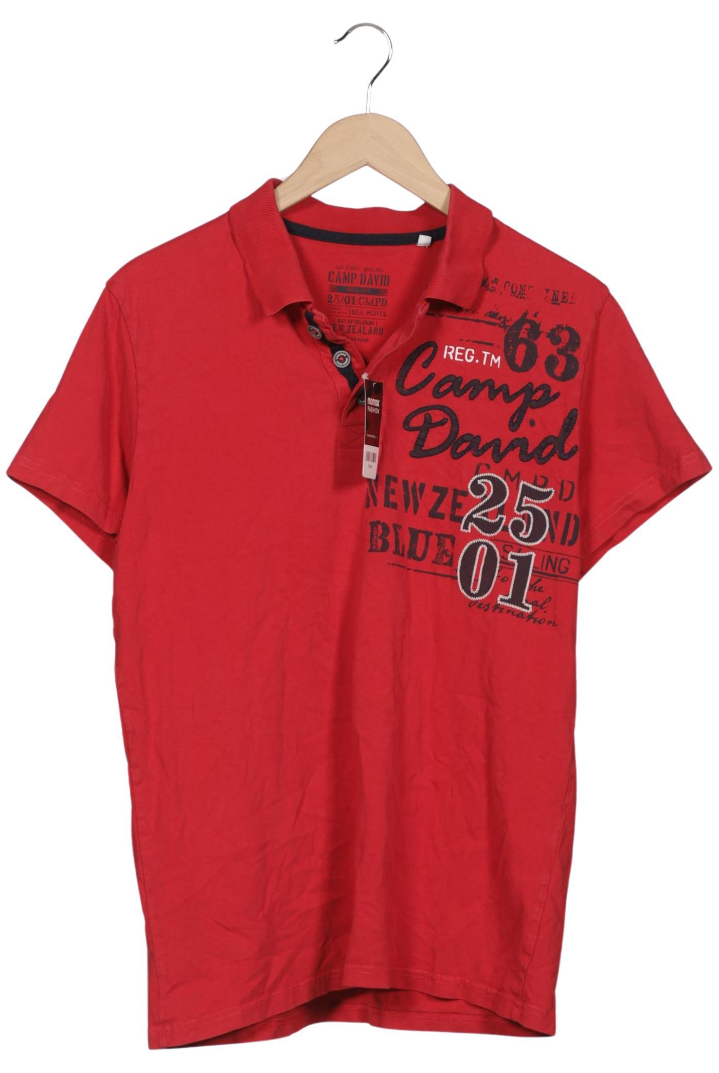 

Camp David Herren Poloshirt, rot, Gr. 52