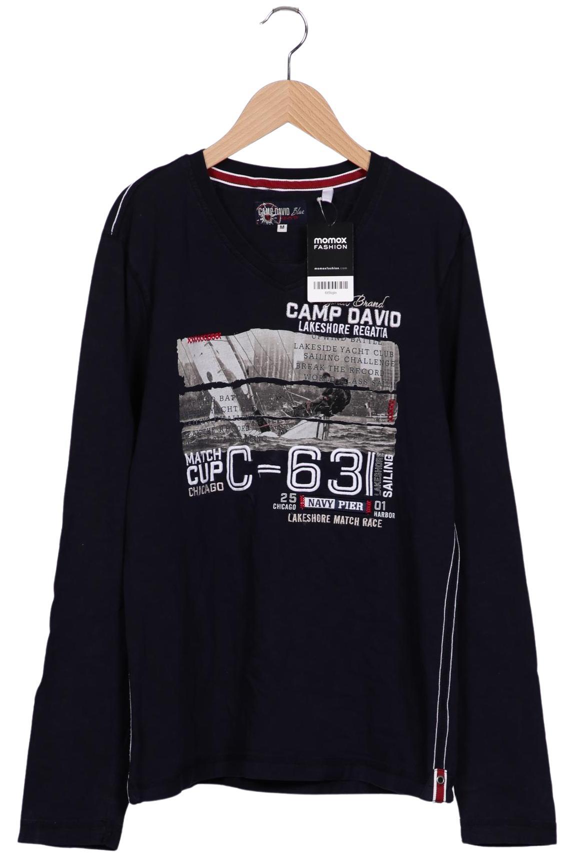 

Camp David Herren Langarmshirt, marineblau, Gr. 48