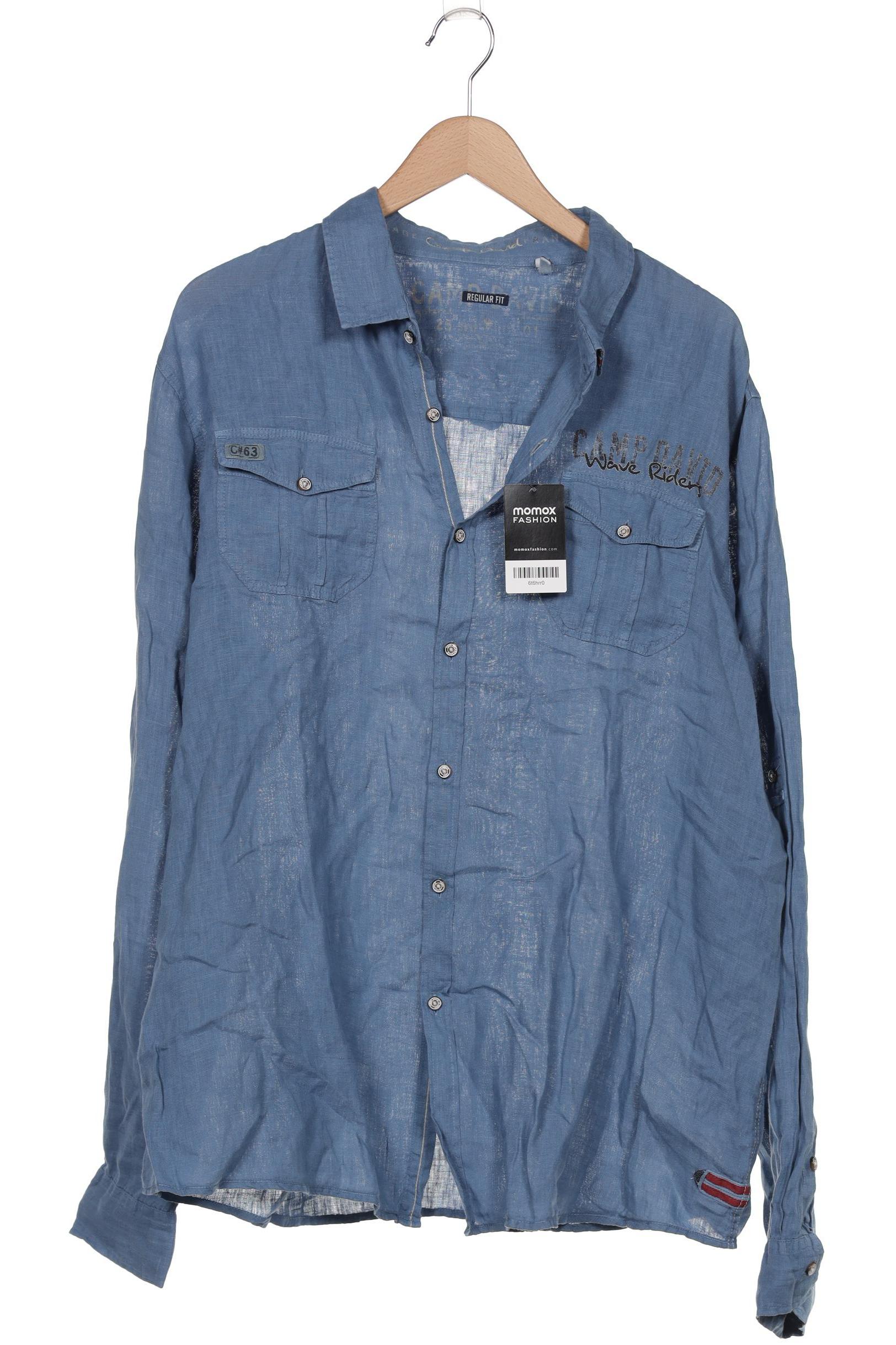

Camp David Herren Hemd, blau, Gr. 56