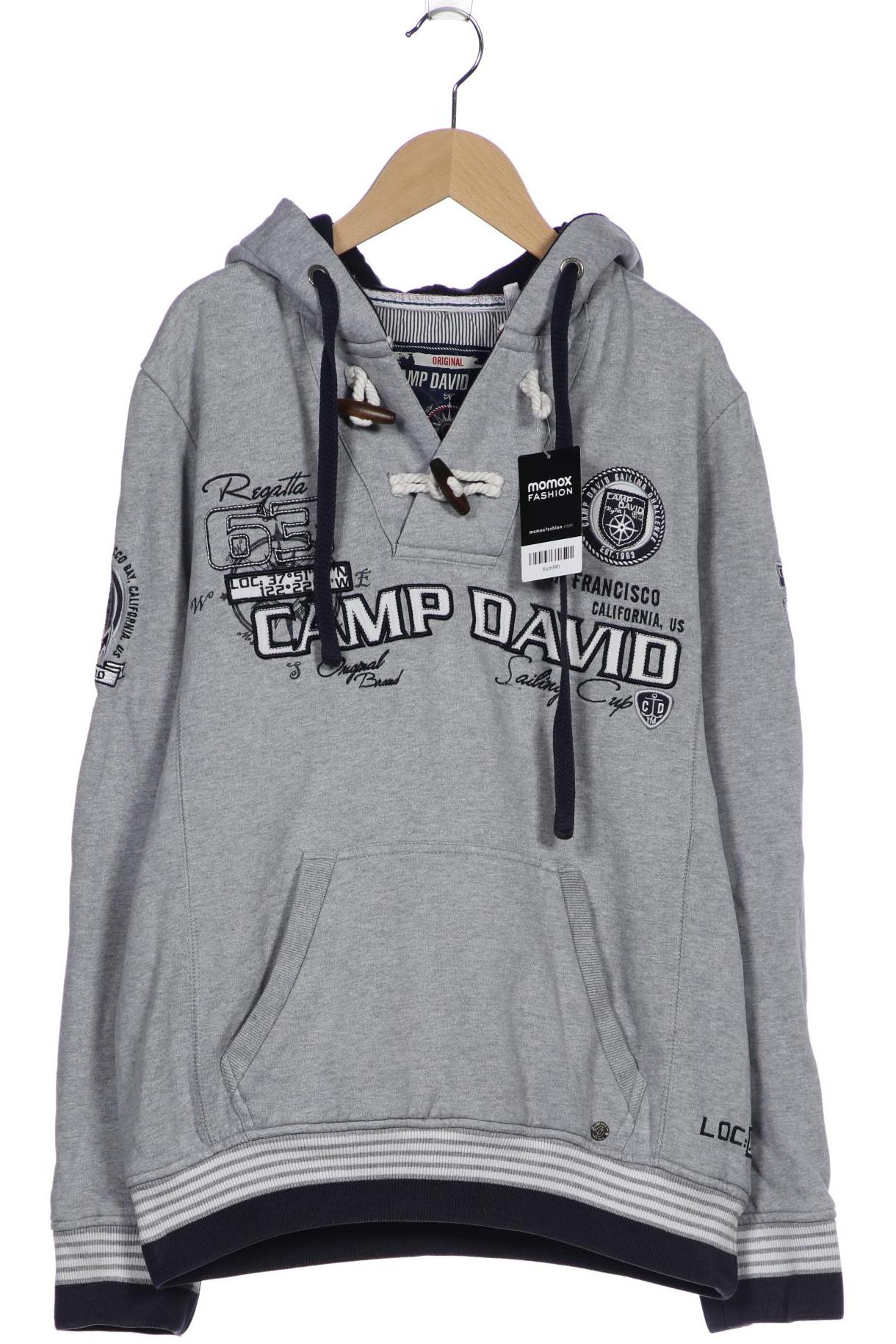 

Camp David Herren Kapuzenpullover, grau