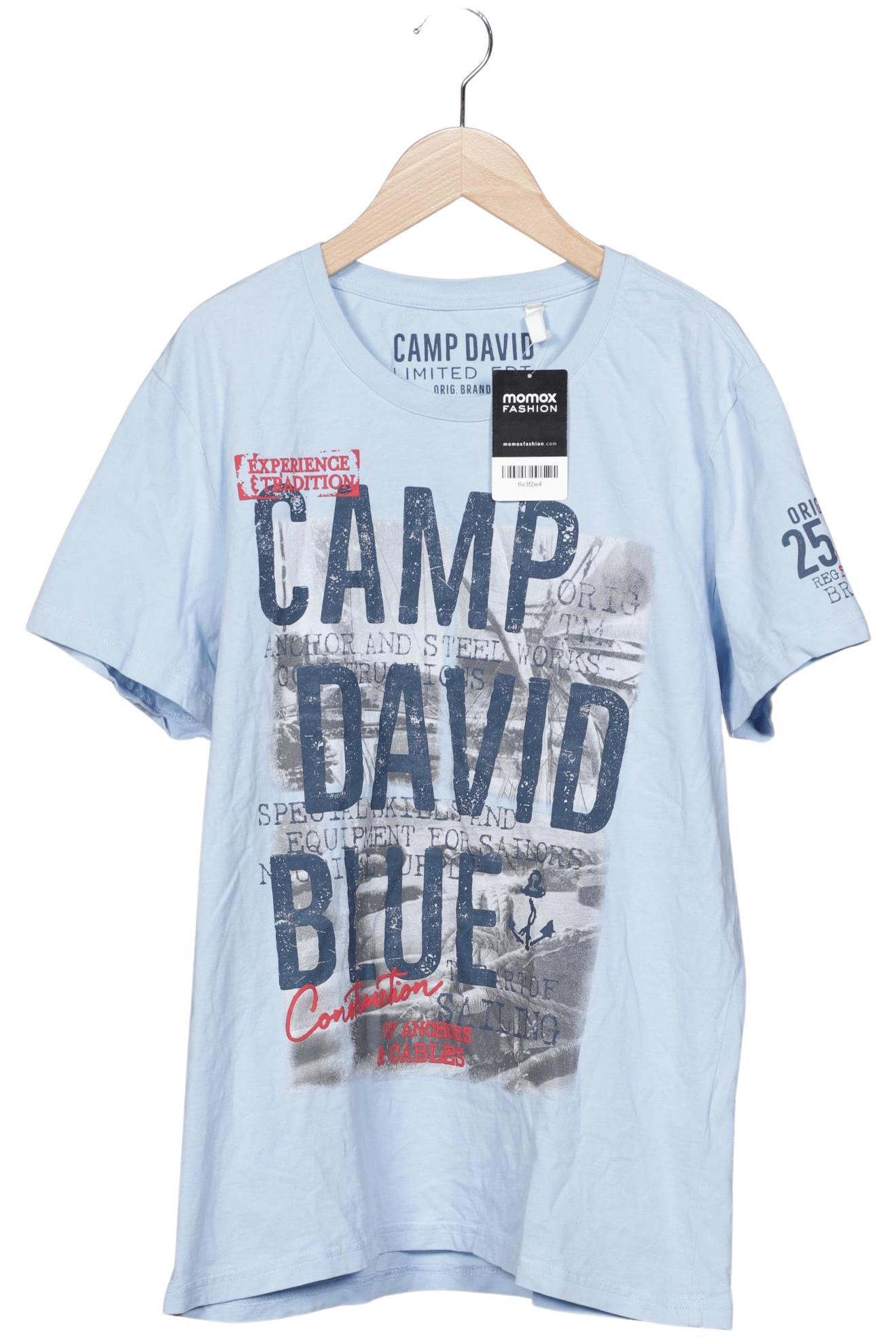 

Camp David Herren T-Shirt, hellblau, Gr. 48