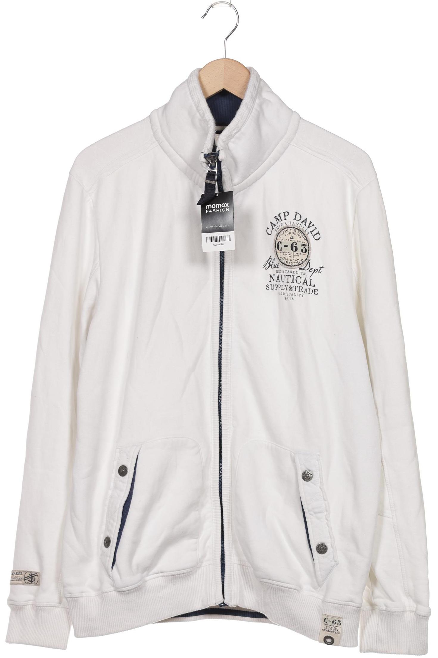 

Camp David Herren Sweatshirt, weiß, Gr. 54