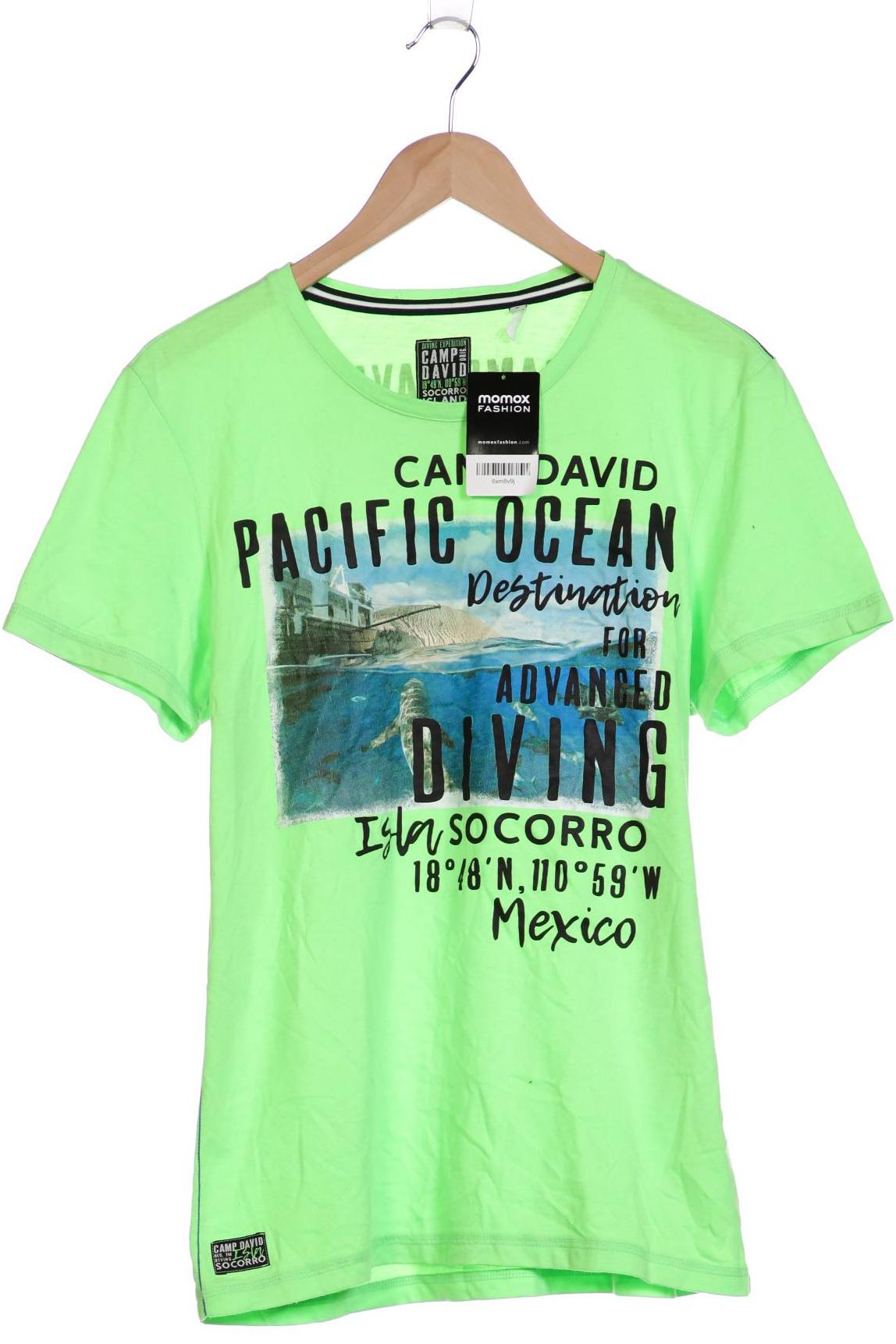 

Camp David Herren T-Shirt, hellgrün, Gr. 46