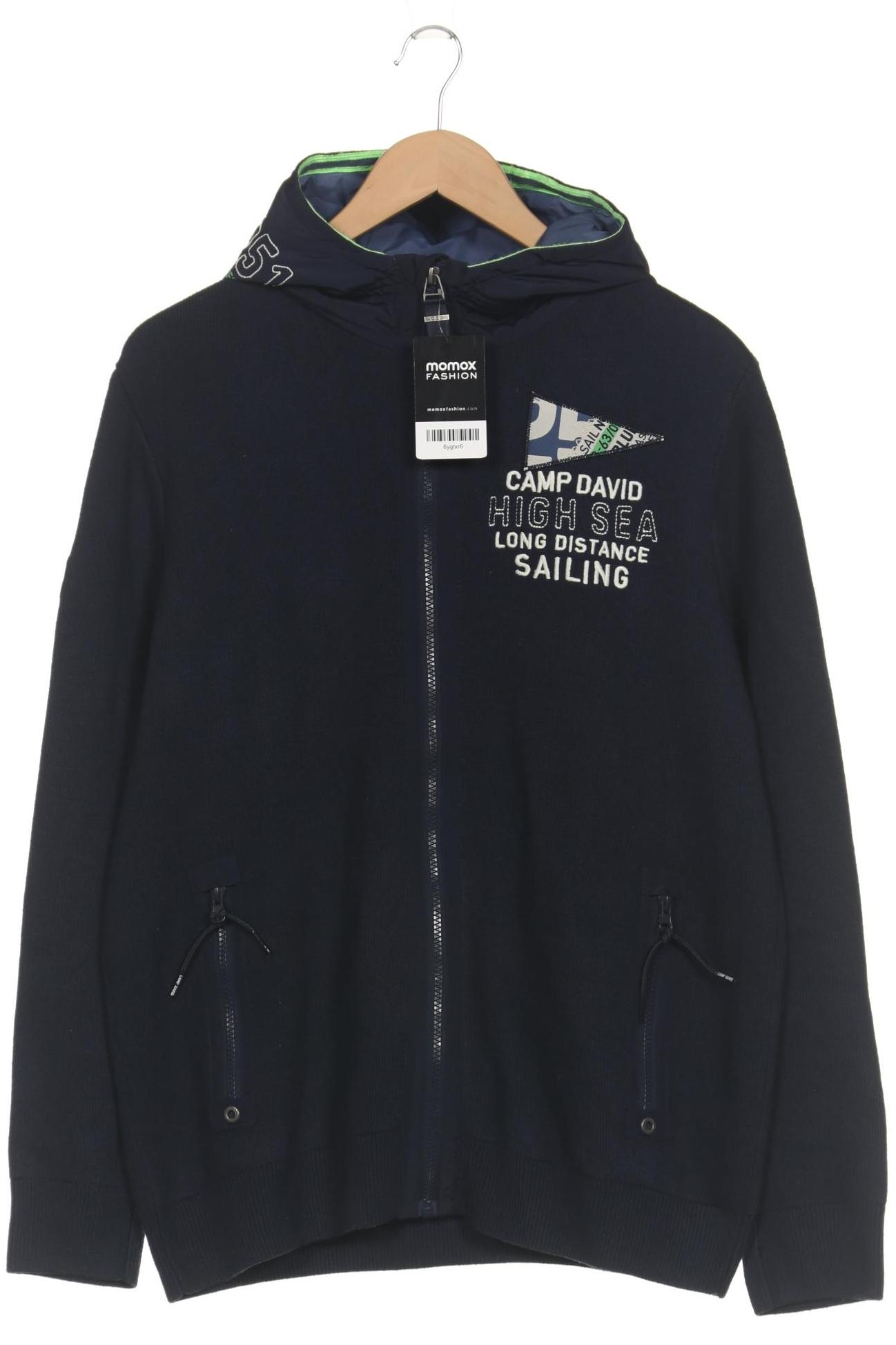 

Camp David Herren Strickjacke, marineblau, Gr. 48