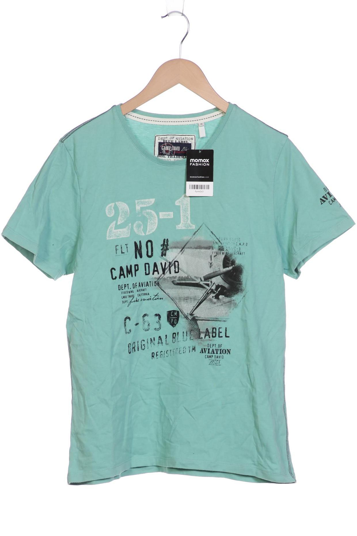

Camp David Herren T-Shirt, türkis, Gr. 46