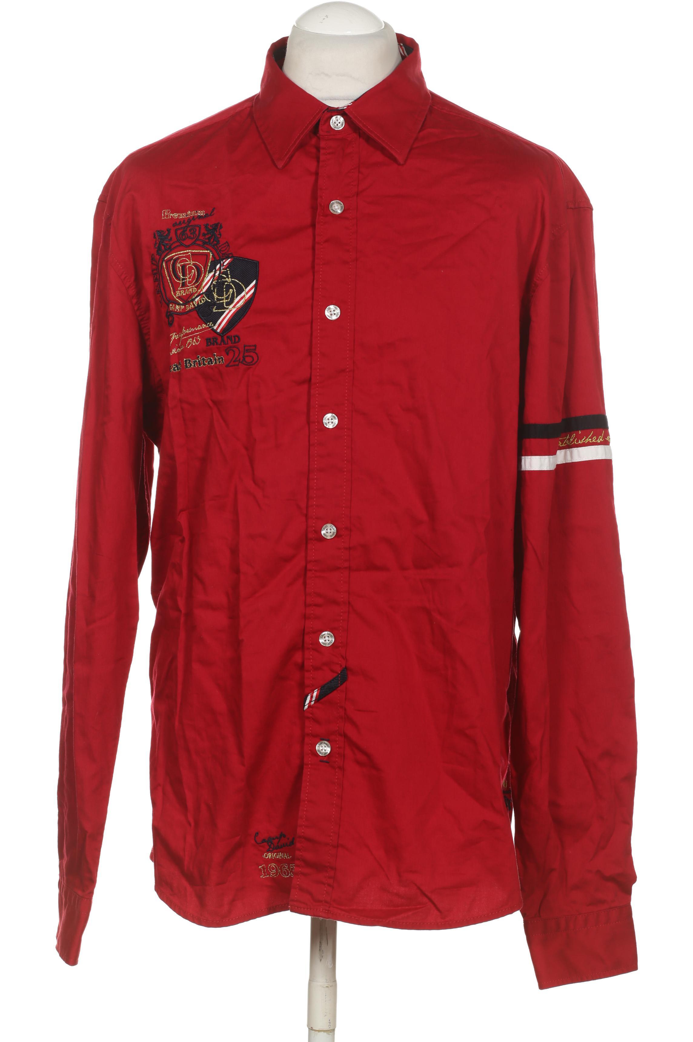 

Camp David Herren Hemd, rot, Gr.