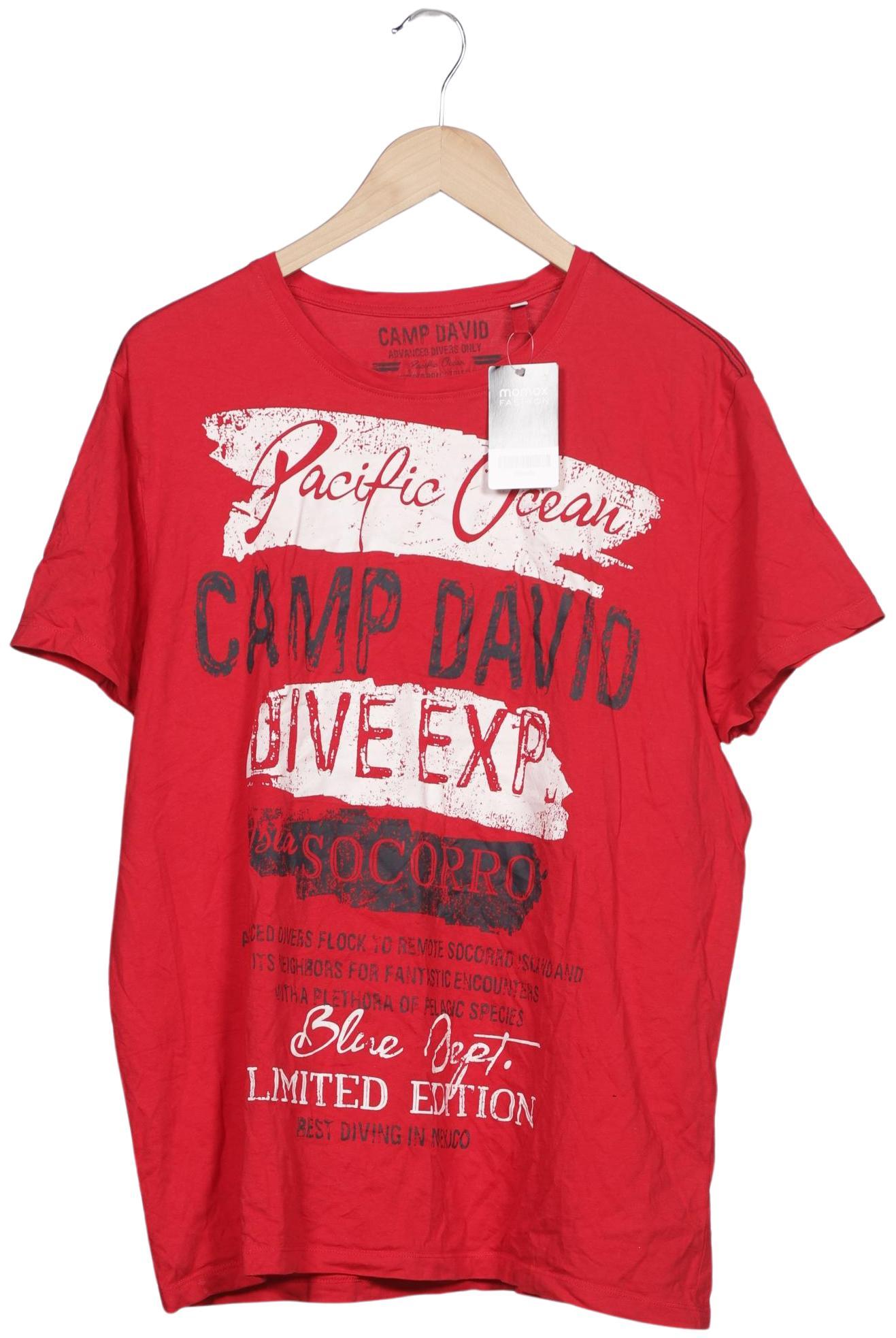 

Camp David Herren T-Shirt, rot, Gr. 54